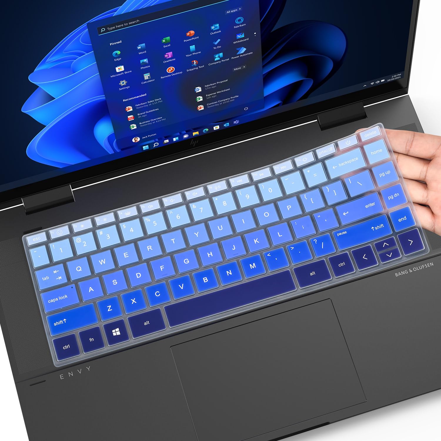 Keyboard Cover For Hp Envy X360 2 In 1 15.6 15 Fe 15 Ew 15 Ey 15T 15Z 15 Fe0013Dx/Fe0053Dx/Fh0013Dx/Fh0023Dx 15 Ew0013Dx/Ew0023D
