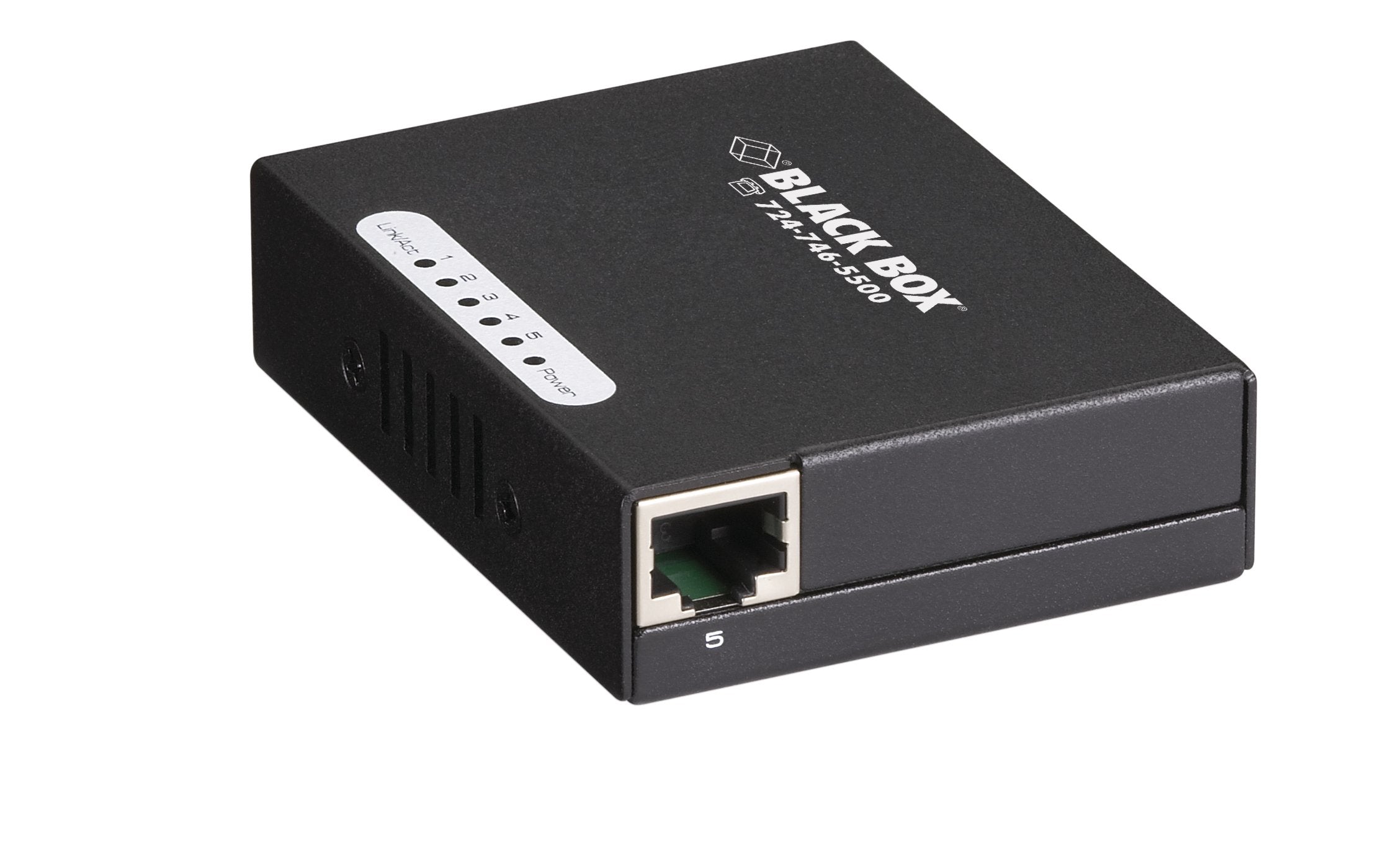 Black Box Switch  (5) 10/100Mbps Copper RJ45, USB Powered