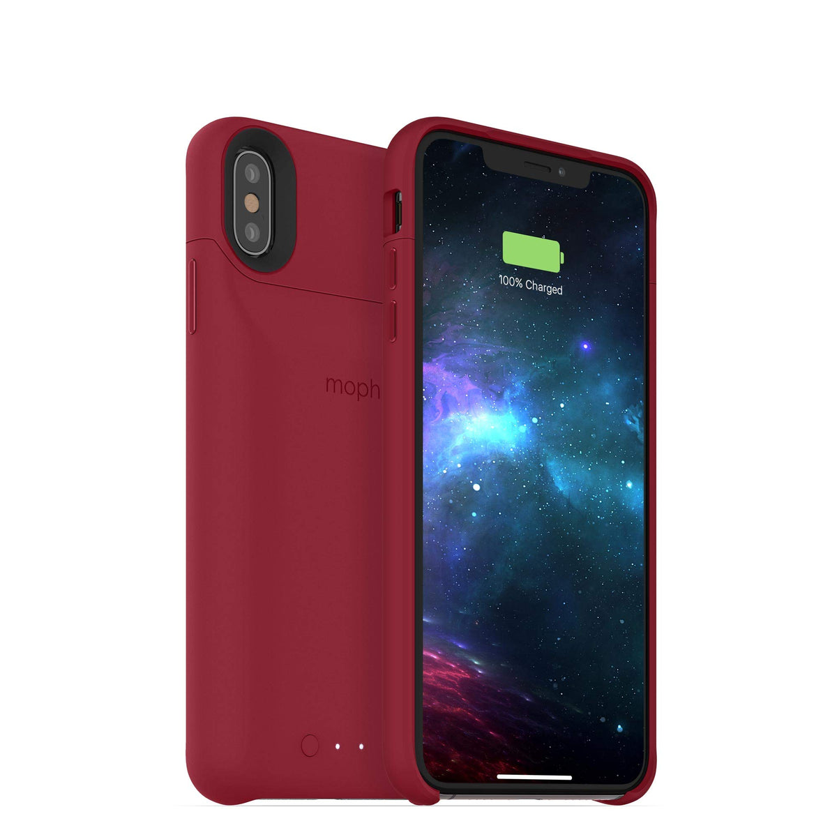 Mophie 401002838 Juice Pack Access   Ultra Slim Wireless Battery Case   Made For Apple Iphone Xs Max (2,200Mah)   Dark Red