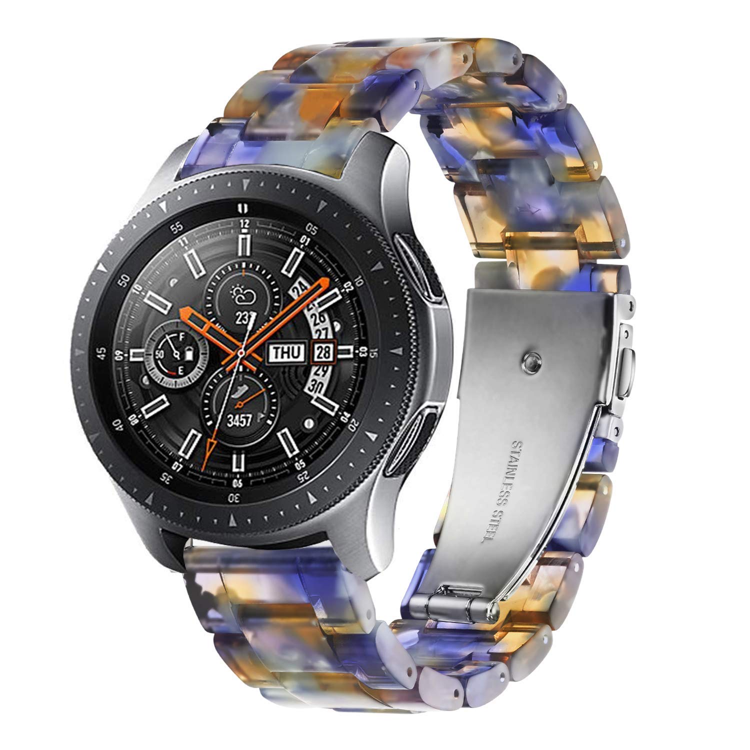 Omter Band Replacement Samsung Galaxy Watch (46Mm),Gear S3 Classic/Frontier,Pebble Time, Lg G Watch, Asus Zenwatch 1 2, Men Wome