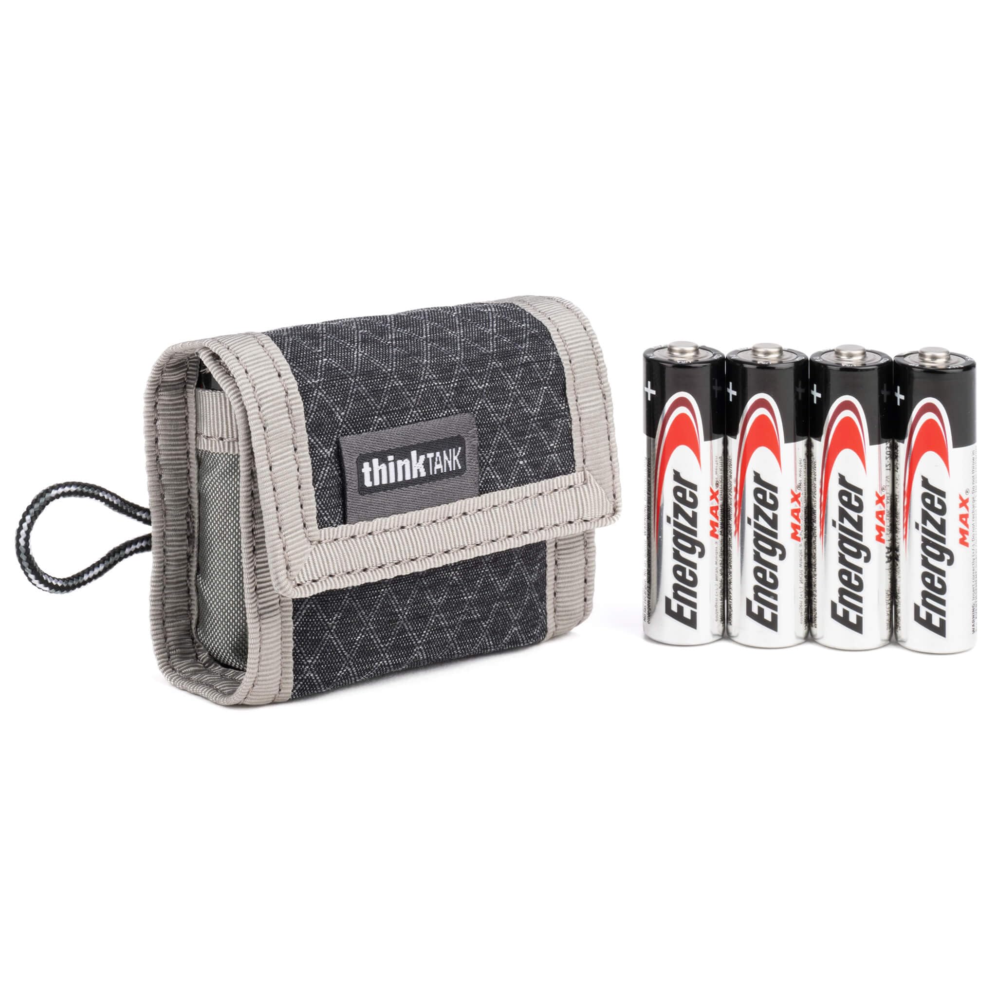 Think Tank AA Camera Battery Holder V2, Holds 8 AA or 16 AAA Batteries