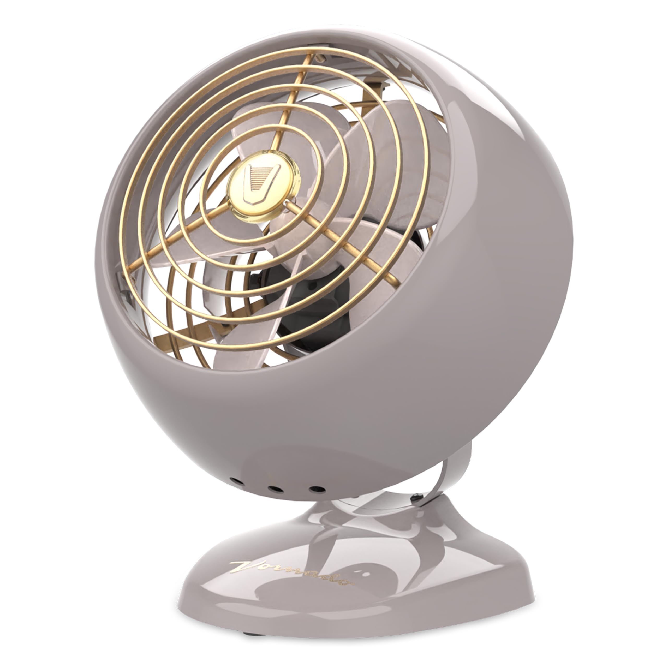 Vornado VFAN Mini Fan, Classic Vintage Fan, Retro Metal Air Circulator, For Desk & Bedside, 2 Speeds, Adjustable Tilt, Personal 