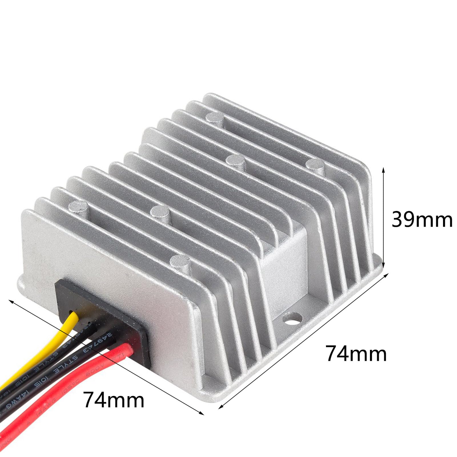 Top Vigor Voltage Converter Dc/Dc 12V To 48V 3A 144W Converter Step Up, Waterproof Ip68 Boost Converter Regulator Transformer