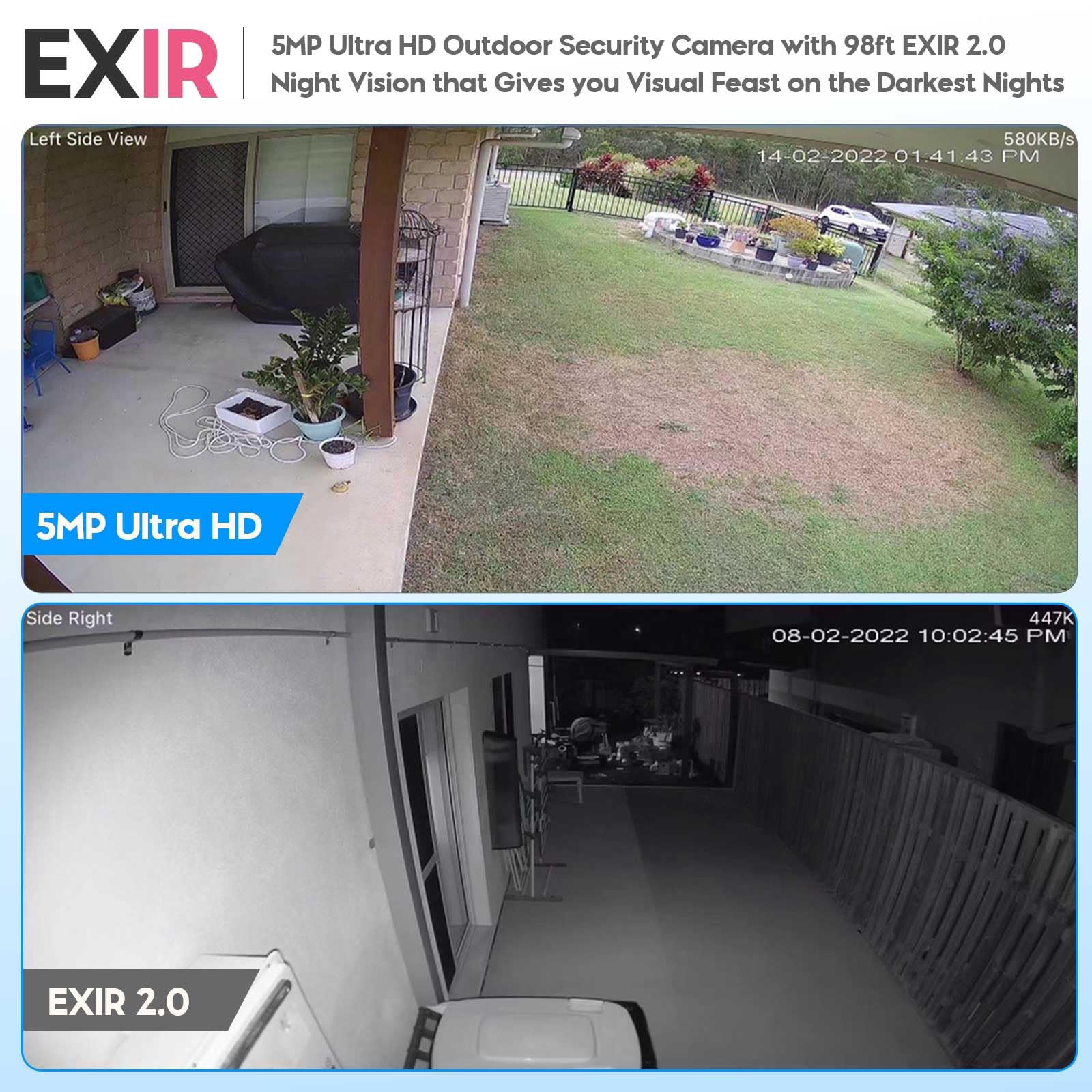 Vikylin 4Mp Poe Ip Turret Dome Camera With Microphone/Audio, Ip Security Camera Outdoor Rated, Human Vehicle Detection, 115 Wide