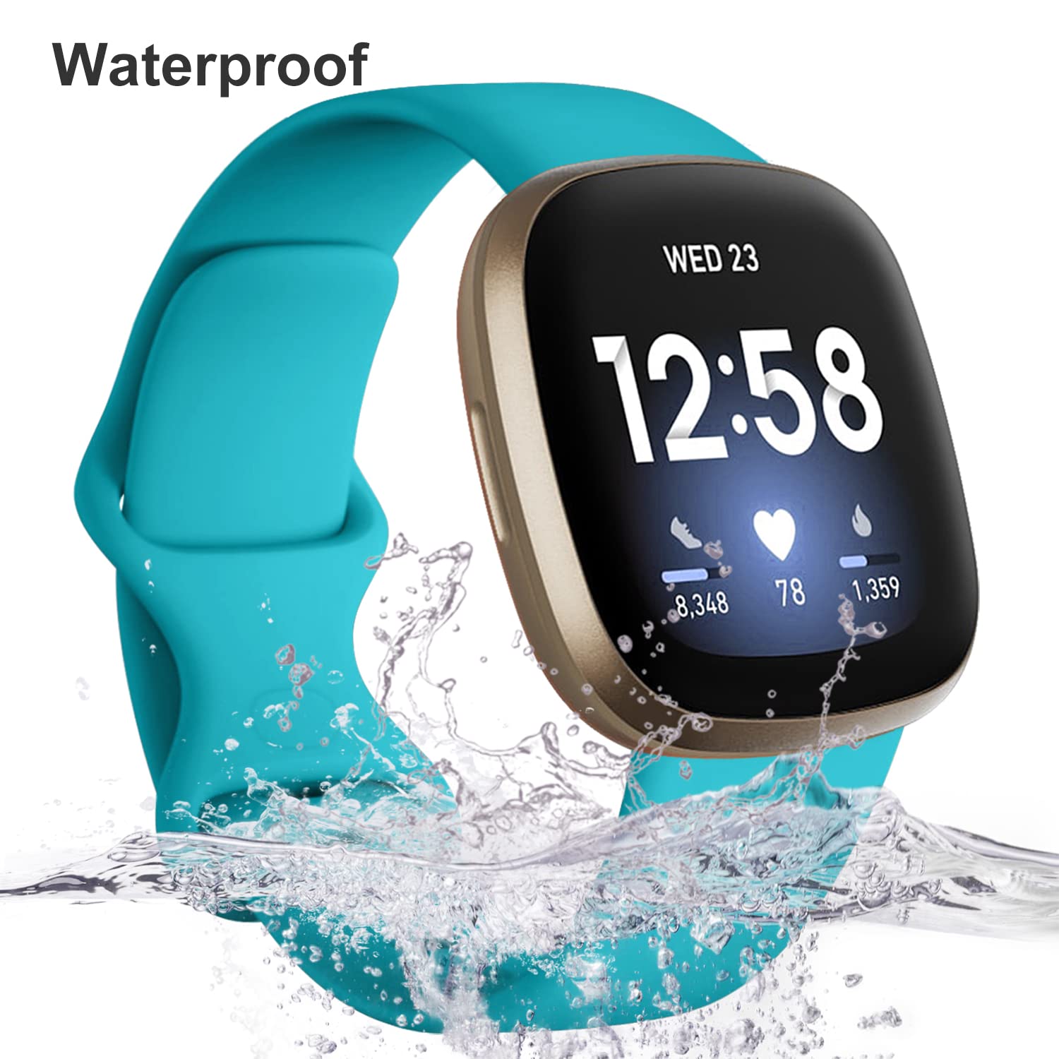 Dirrelo Compatible With Fitbit Sense Bands/ Fitbit Versa 3 Bands Women/ Fitbit Versa 4 Bands Women/ Fitbit Sense 2 Bands For Wom