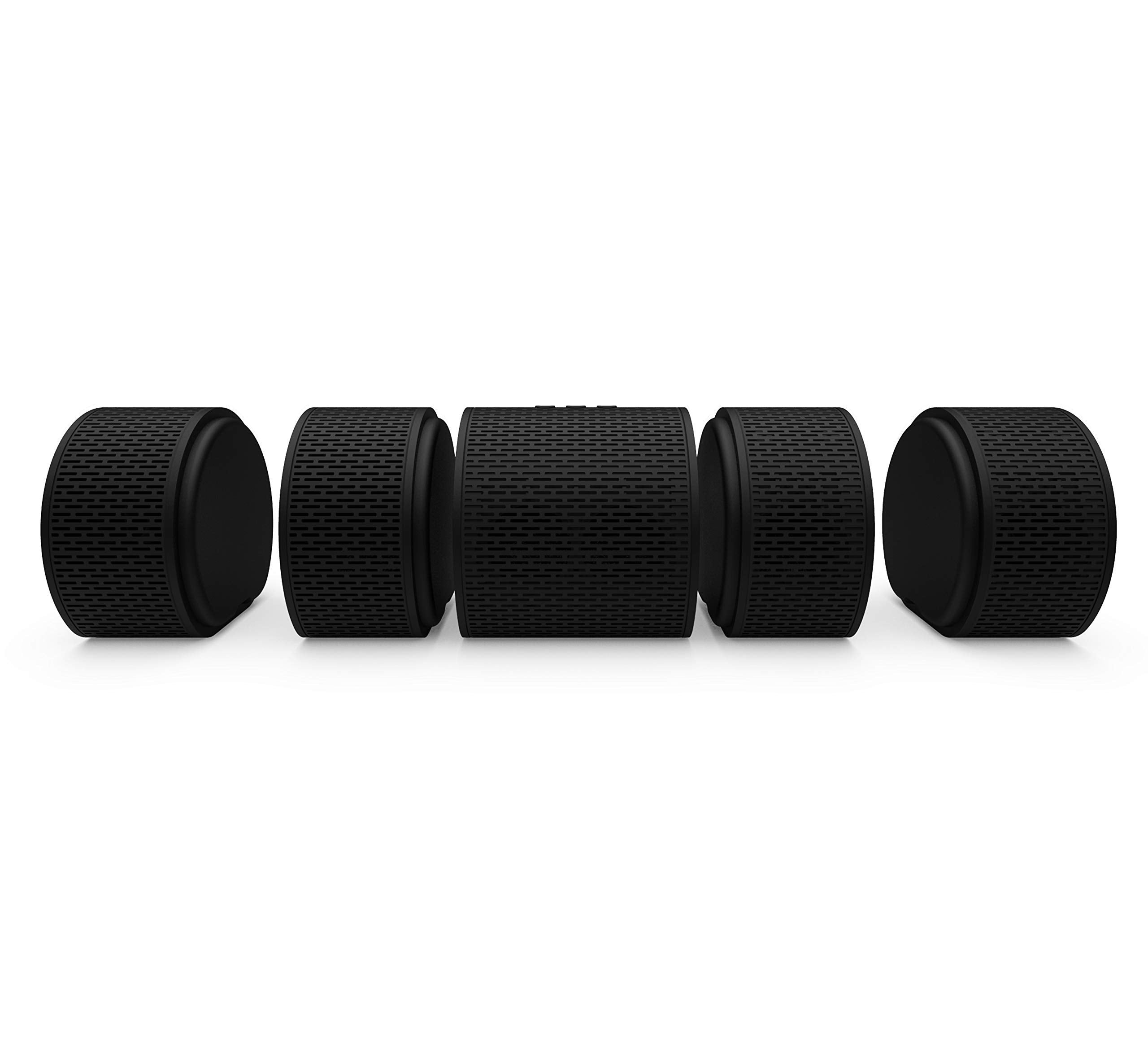 Air Audio The Worlds First Pull Apart Wireless Bluetooth Speaker Portable Surround Sound And Multi Room Use, Black