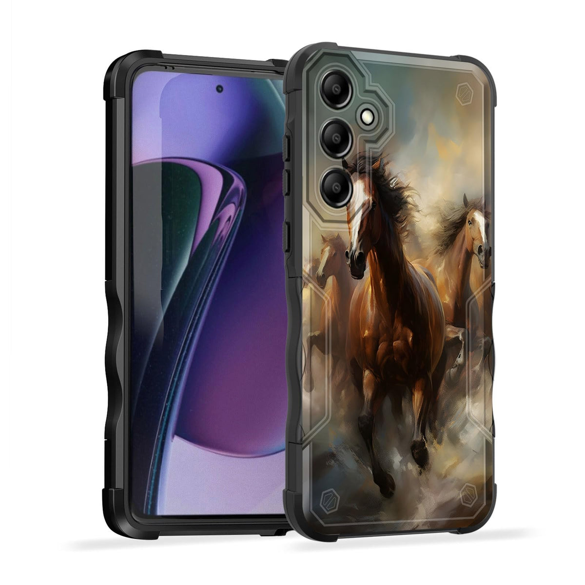 Efgwsder For Galaxy A55 5G Case,[Dual Layer][10 Ft Military Grade Drop Protection] [Non-Slip] Heavy Duty Shockproof Case For Sam