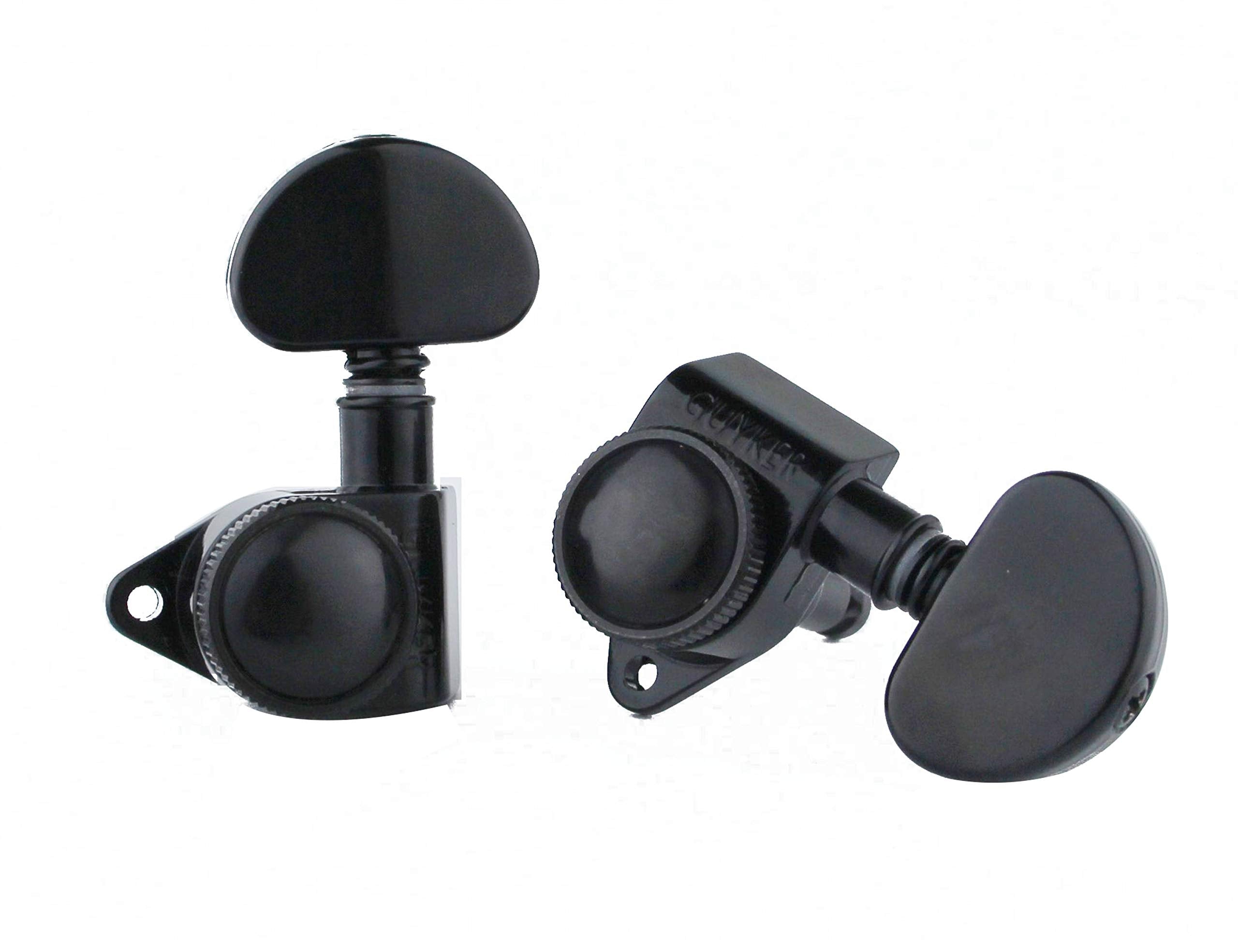 Guyker Guitar Locking Tuners (3L + 3R)   1:21 High End Roto Grip Rotomatic Lock String Tuning Key Pegs Machine Head With Big Han