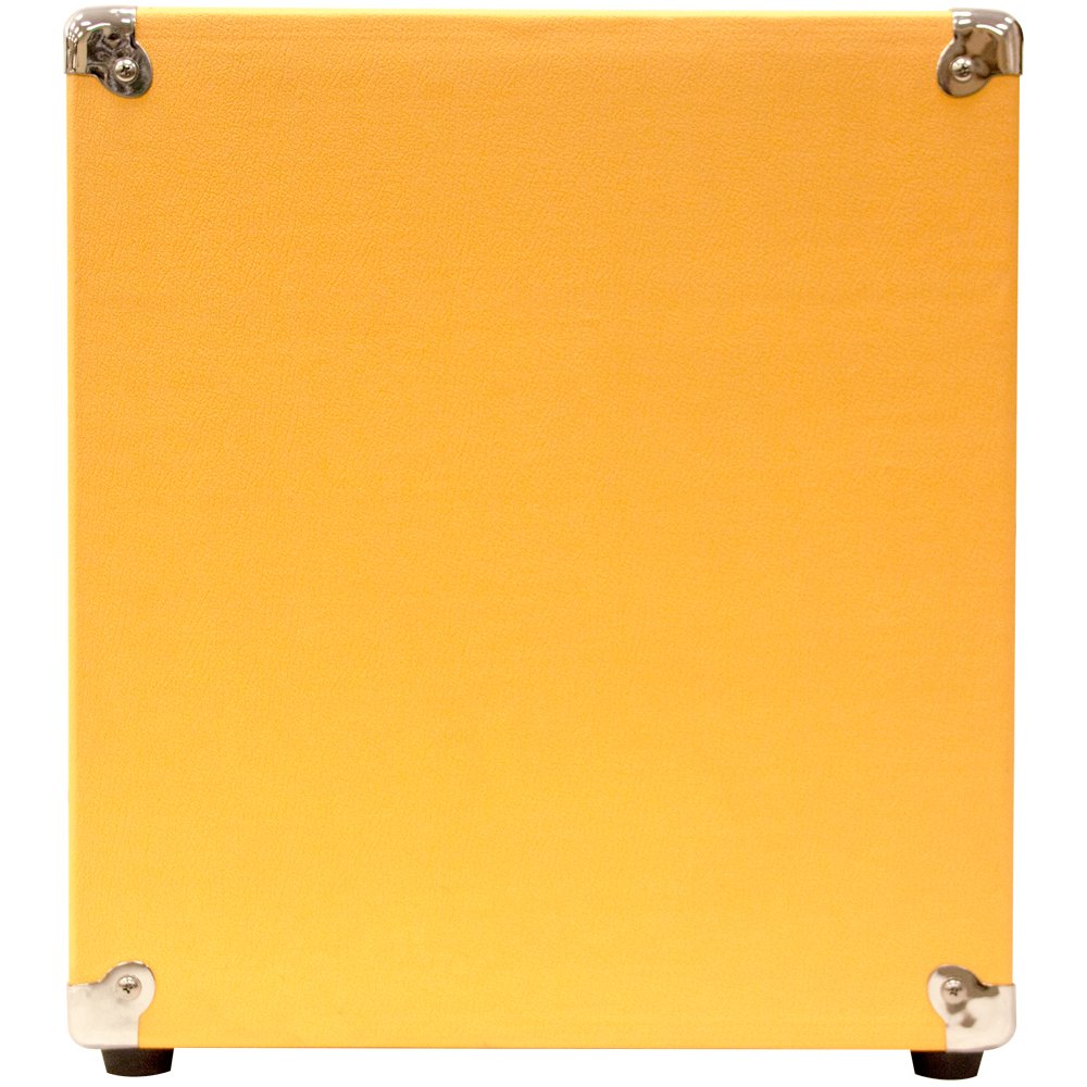 Seismic Audio - 1X12 Guitar Speaker Cab Empty - 7 Ply Birch - 12 Cube Cabinet - Orange Tolex, Black Removable Cloth Grill - Fron