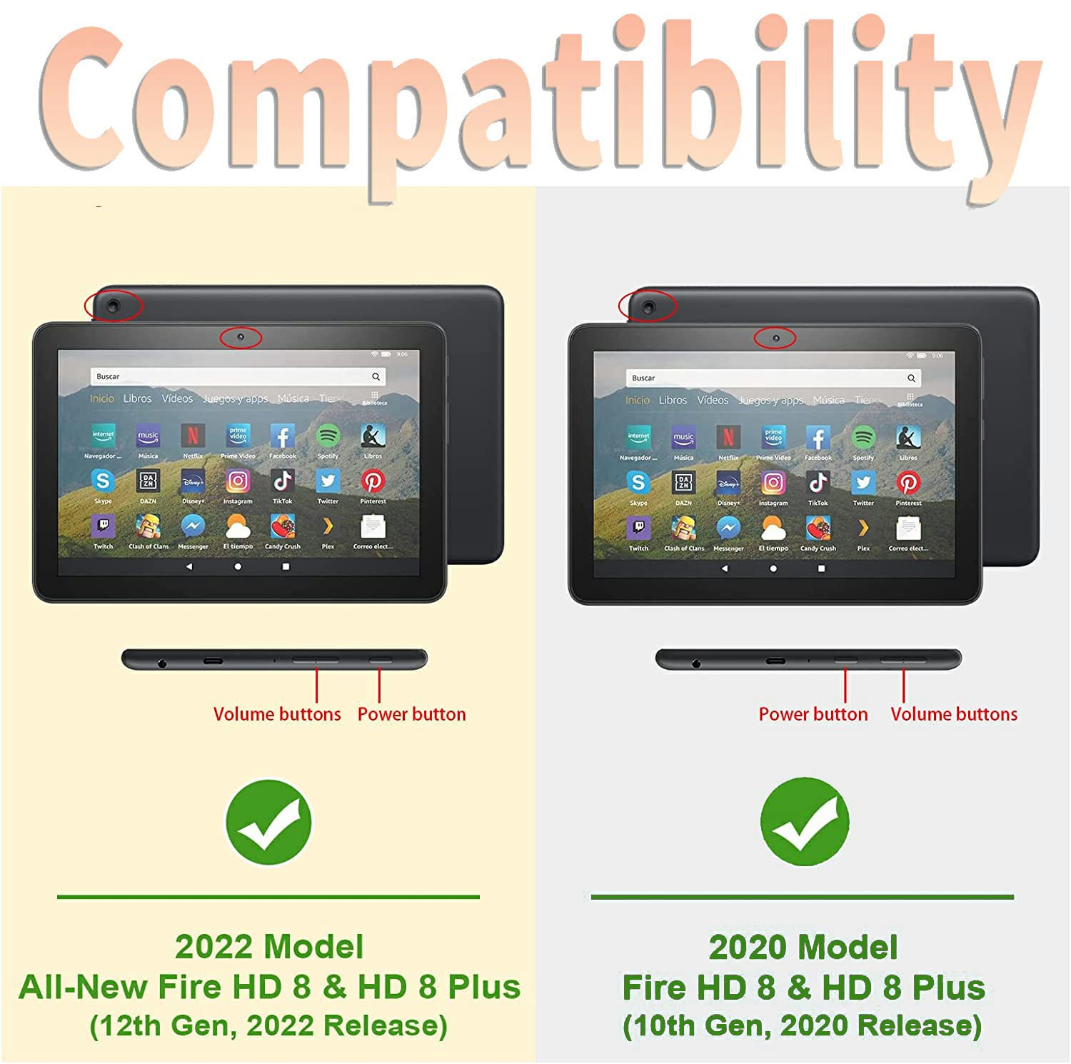 Gothic Skull Moon Stars Bat Case For All New Kindle Fire Hd 8 And Fire Hd 8 Plus Tablet (12Th/10Th Generation, 2022/2020 Release