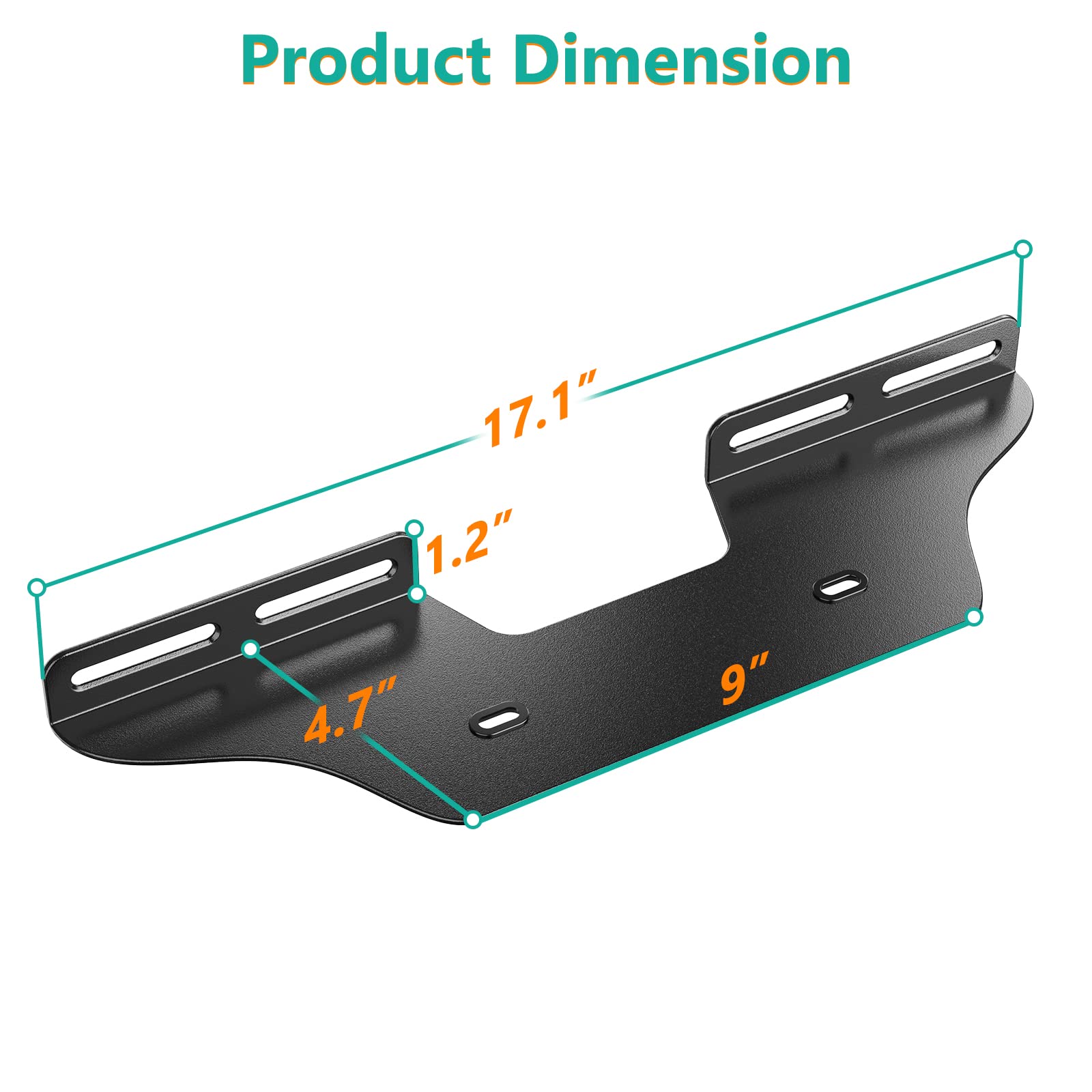 WALI Soundbar Mount for Sonos Beam Gen 1 & Gen 2, Wall Mount Bracket Compatibility for Sonos Beam Soundbar Mounting Under TV (SON002 B), Black
