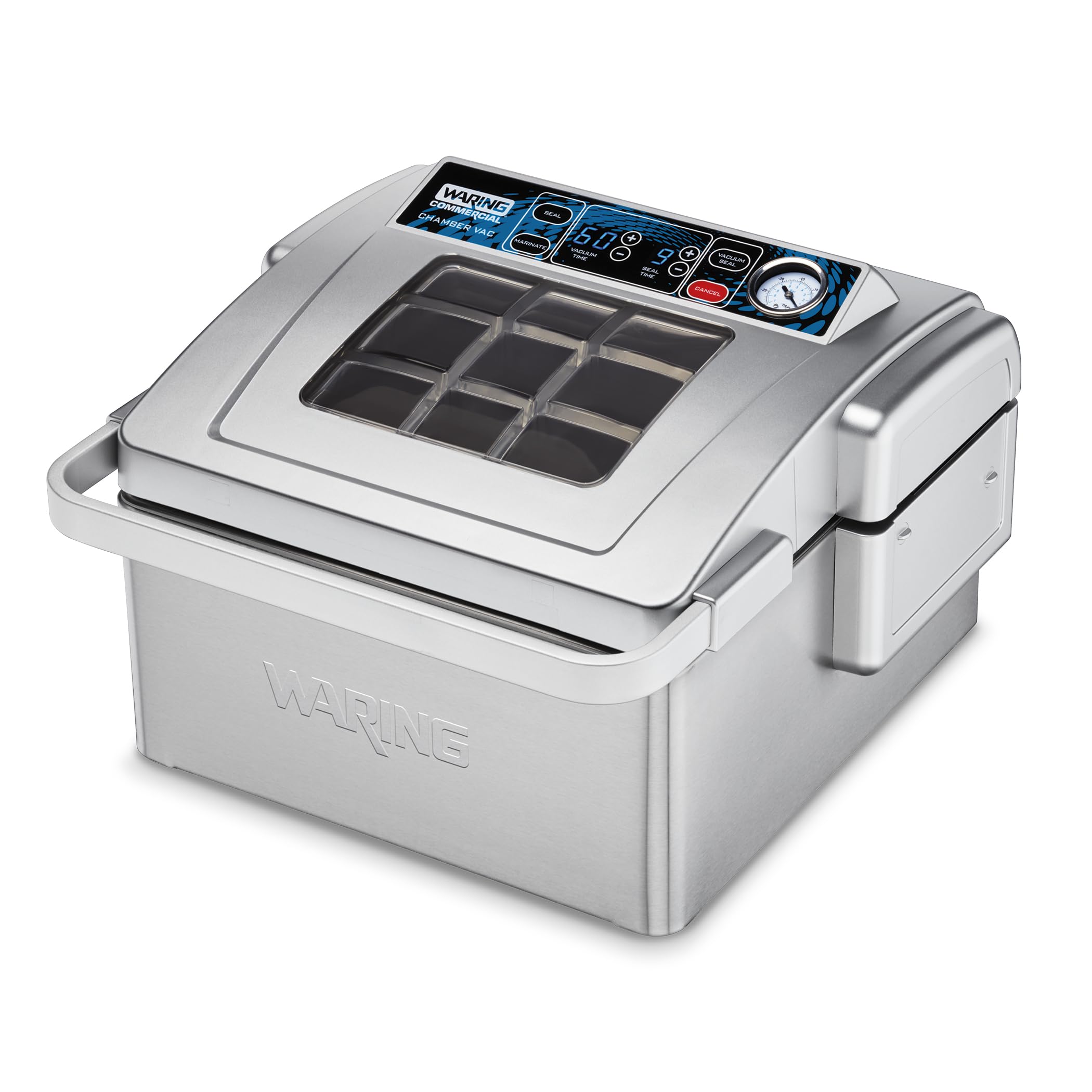 Waring Commercial Chamber Vacuum Sealer, 2 Gallon Capacity, 11 in Seal Bar, Professional Food Sealer Machine for Commercial Kitc