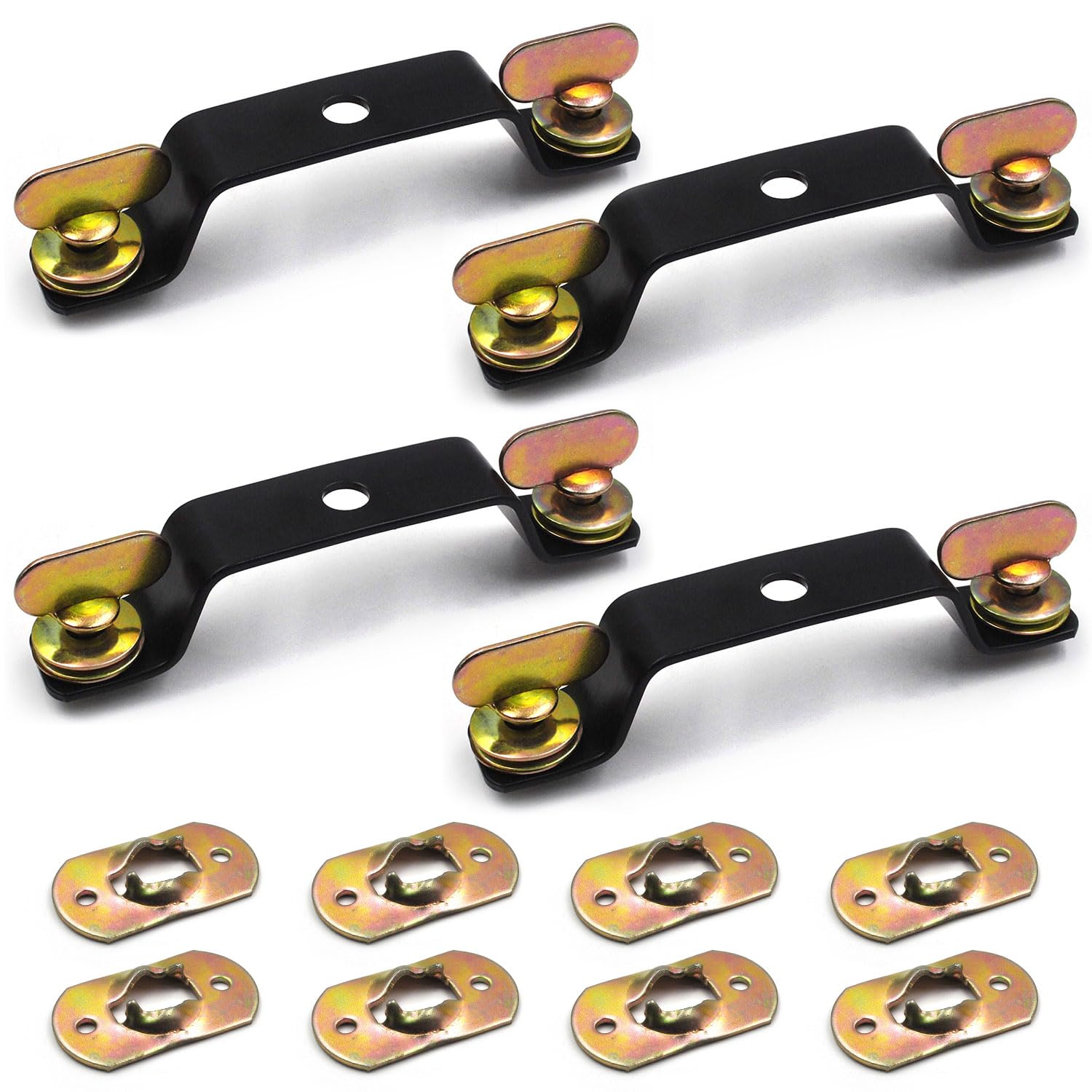 Moving Head Light Bridge Connector Truss Clamp Stage Light Clamps, Bracket Connector Spacing 14cm, Quick Lock, 12 mm Aperture Di