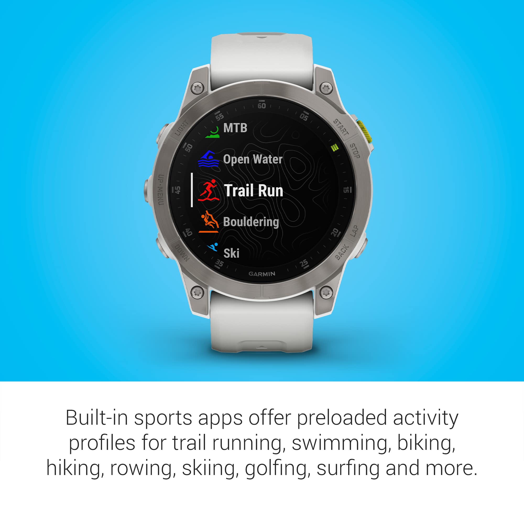 Garmin Epix Gen 2, Premium Active Smartwatch, Health And Wellness Features, Touchscreen Amoled Display, Adventure Watch With Adv