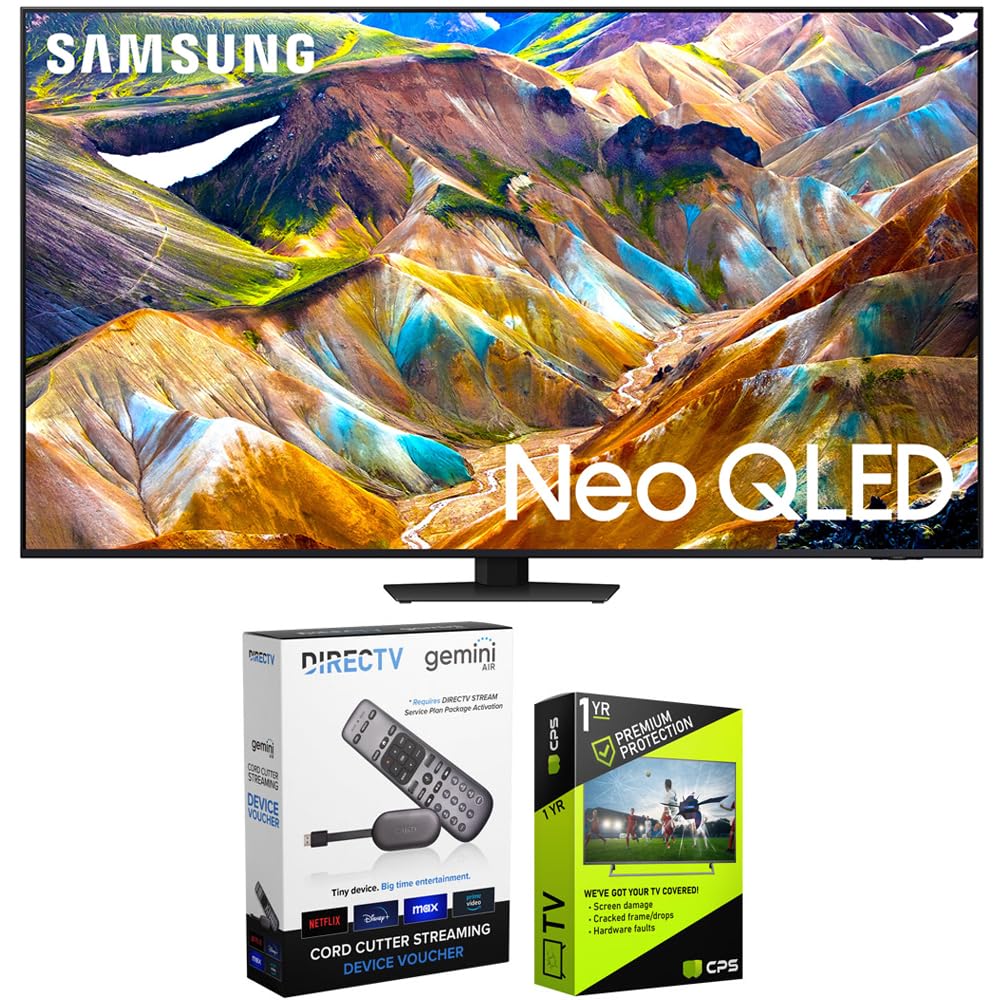 Samsung Qn55Qn85Db 55 Inch Neo Qled 4K Smart Tv (2024 Model) Bundle With Redeemable Directv Gemini Air Streaming Device And 1 Yr