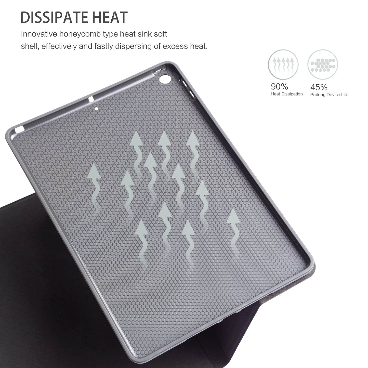 Ipad 10.2 Case For Ipad 9Th Generation, Ipad 8Th Generation Case, Ipad 7Th Generation Case,Ipad Case 9Th Generation Multi Angle