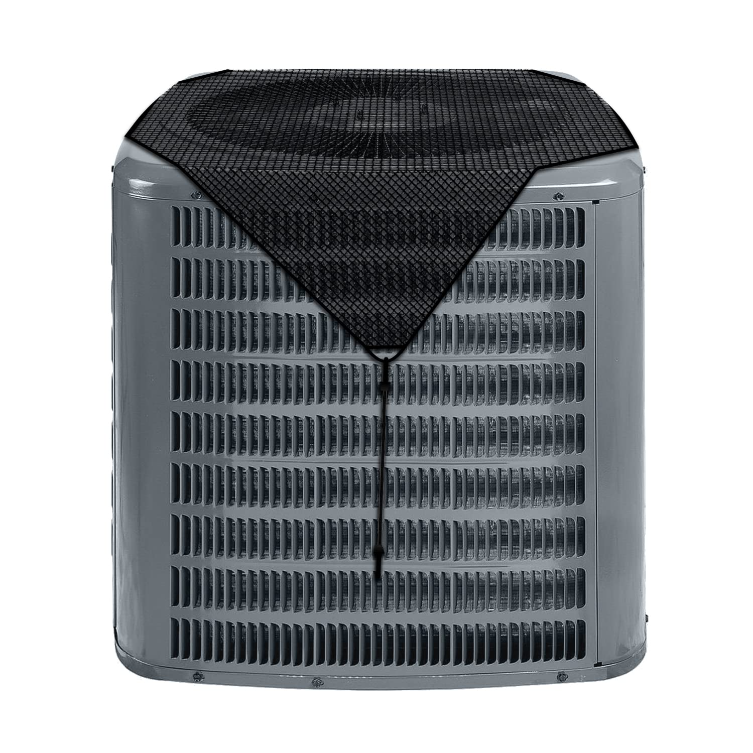 E&K 32''X32'' Outdoor Ac Unit Cover Air Conditioner Compressor Mesh Top Cover For Outside With Bungee Cords Protect From Leaf Du