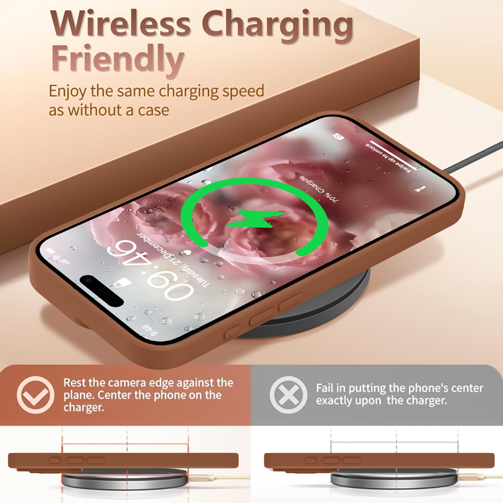 Ook Floral Case For Iphone 16 Pro Max Case, Cute Sunflower Floral Blooms Design Soft Tpu Shockproof Protective For Women Girls S