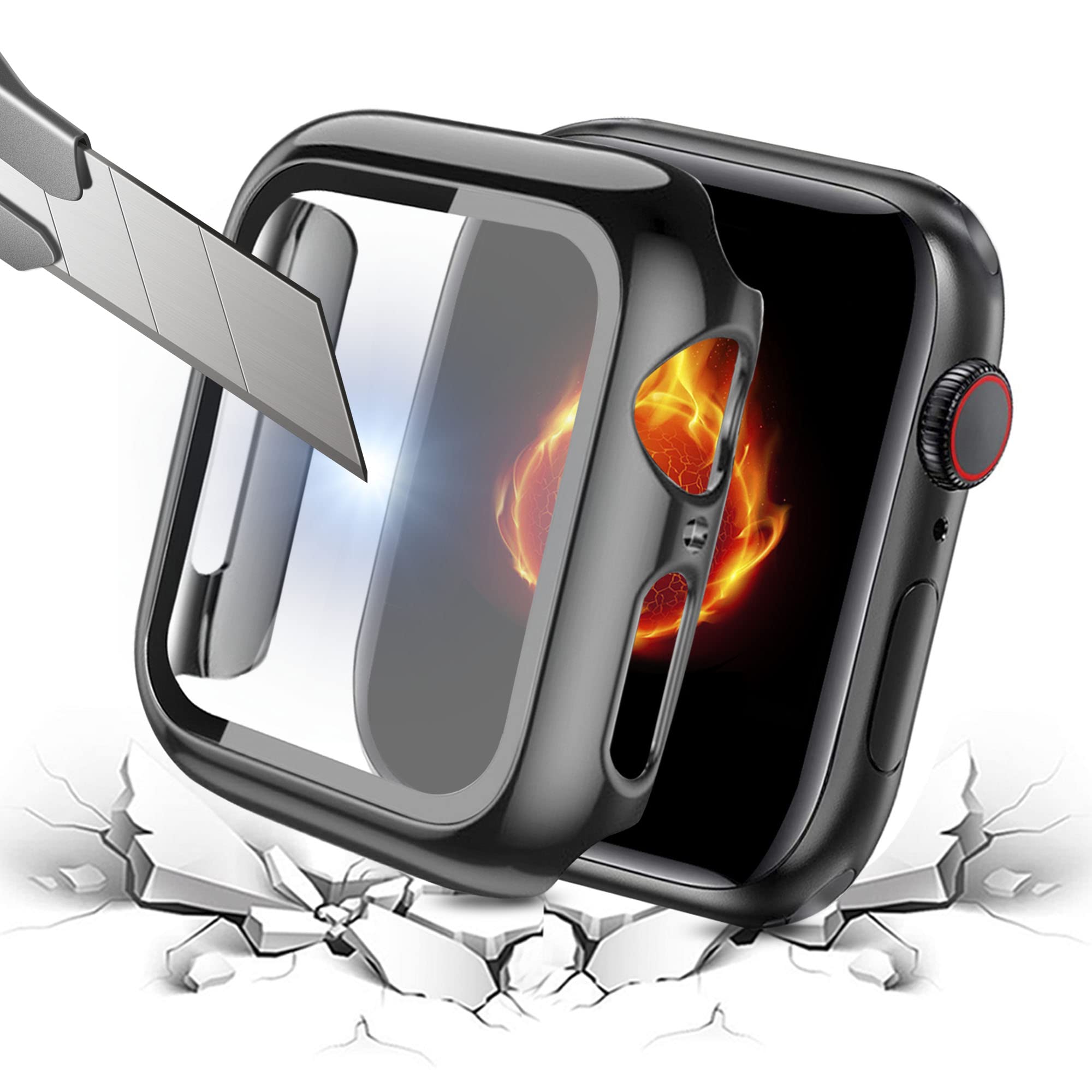 Bekomo 3 Pack Apple Watch Band With 2 Screen Protectors, Precision Stainless Steel Metal, Elegant Design, Easy Adjustment, High