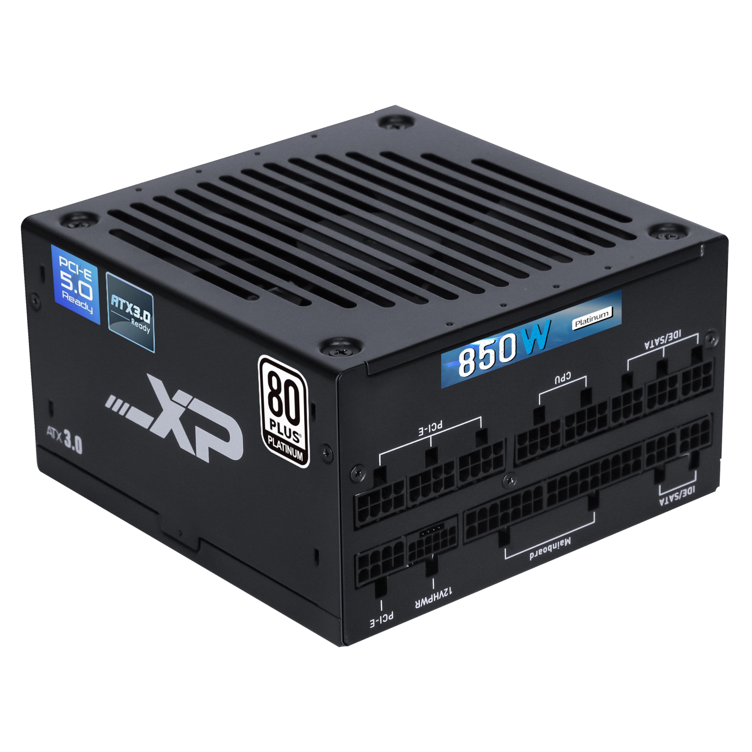 Sama Xp850W Pc Power Supply Platinum 80+ Atx3.0 Pcie5.0 Full Voltage 12Vhpwr Psu Silent Fan Eco Mode Full Modular Atx Power Supp