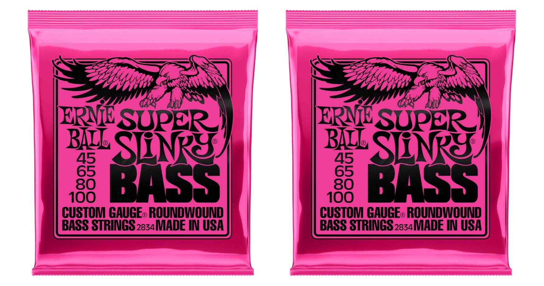 Ernie Ball P02834 ^2 Super Slinky Bass Strings 45 100,2 Pack