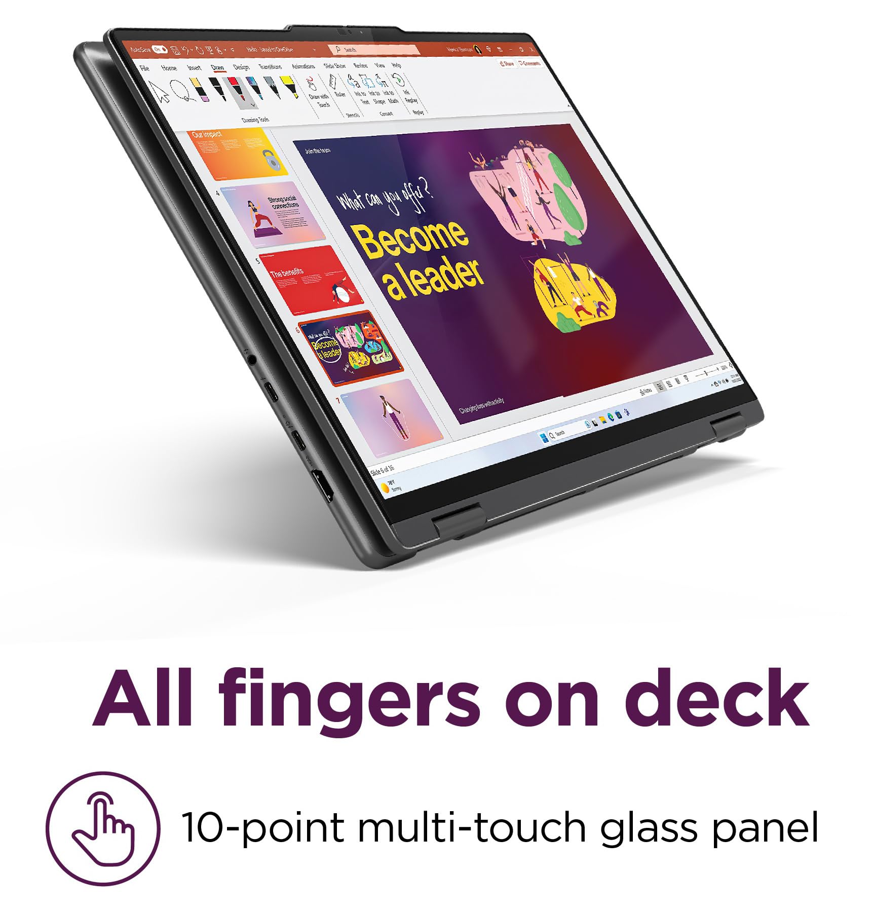 Lenovo Yoga 7 7I 2-In-1 Business Laptop (16 Fhd+ Touchscreen, Intel Core Ultra 5 125U (Beat I7-1165G7), 16Gb Ram, 1Tb Ssd, Ist P