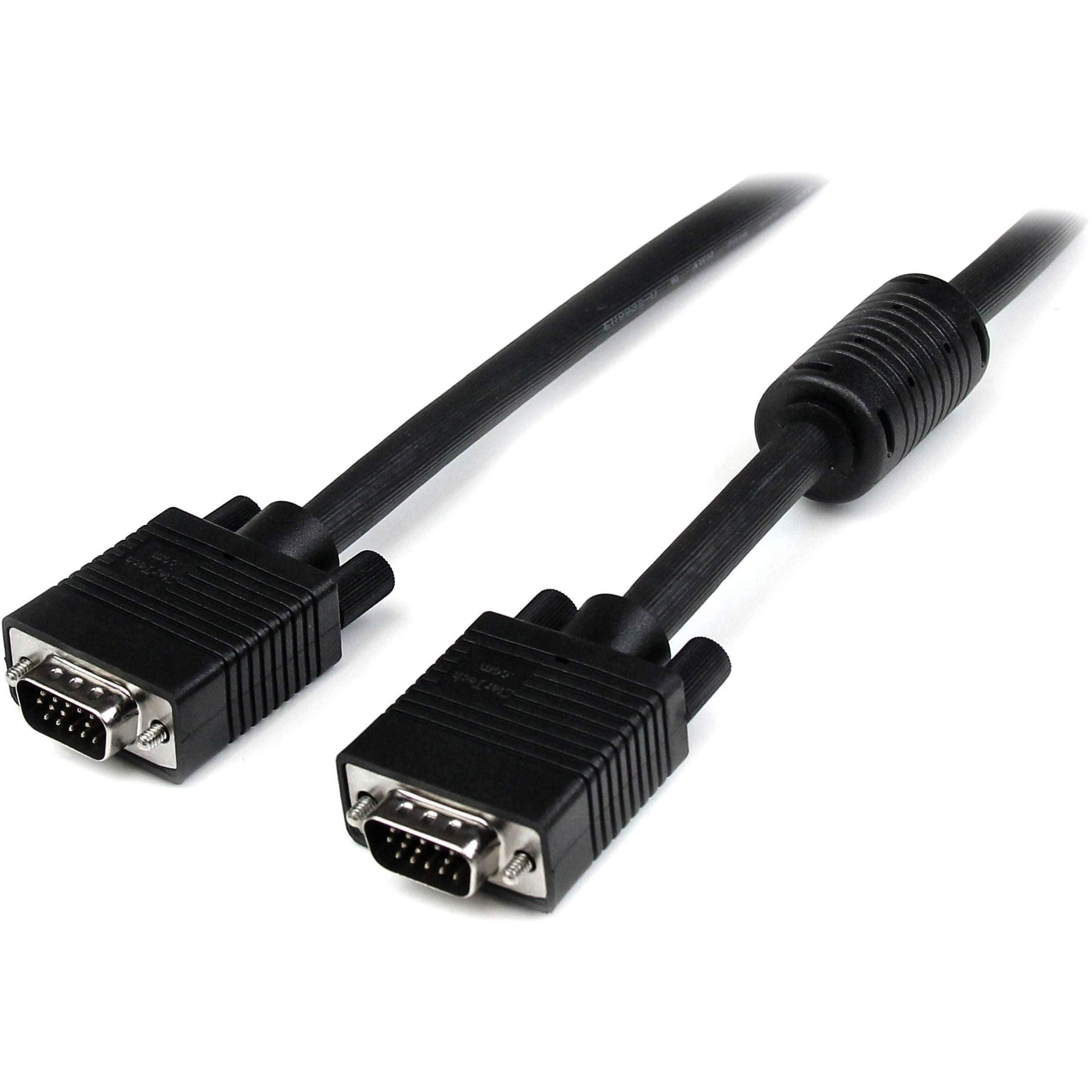 Startech.Com 35 Ft Coax High Resolution Monitor Vga Cable   Hd15 M/M   35Ft Hd15 To Hd15 Cable   35Ft Vga Monitor Cable (Mxt101M