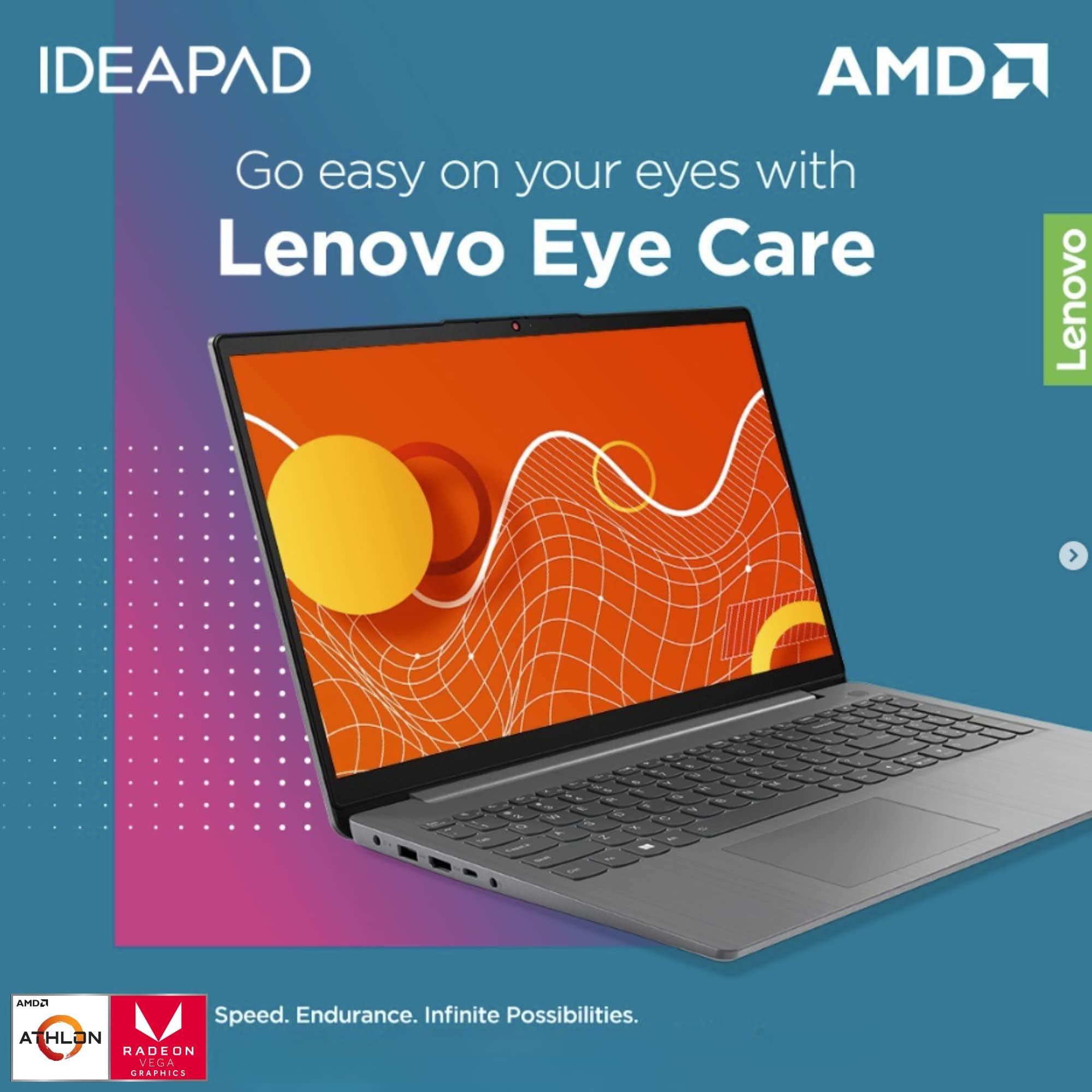 Lenovo Ideapad Laptop, 15.6'' Hd Display, Amd Athlon Silver 3050U Processor, Windows 11 Home, 20Gb Ram, 1Tb Ssd, 128Gb Emmc, Web