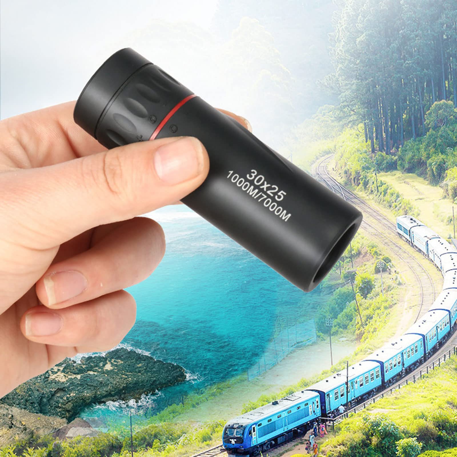 Vocue Pocket Monocular 30X25 Monoculars Handheld Optics For Outdoor Camping Hiking Traveling Hunting