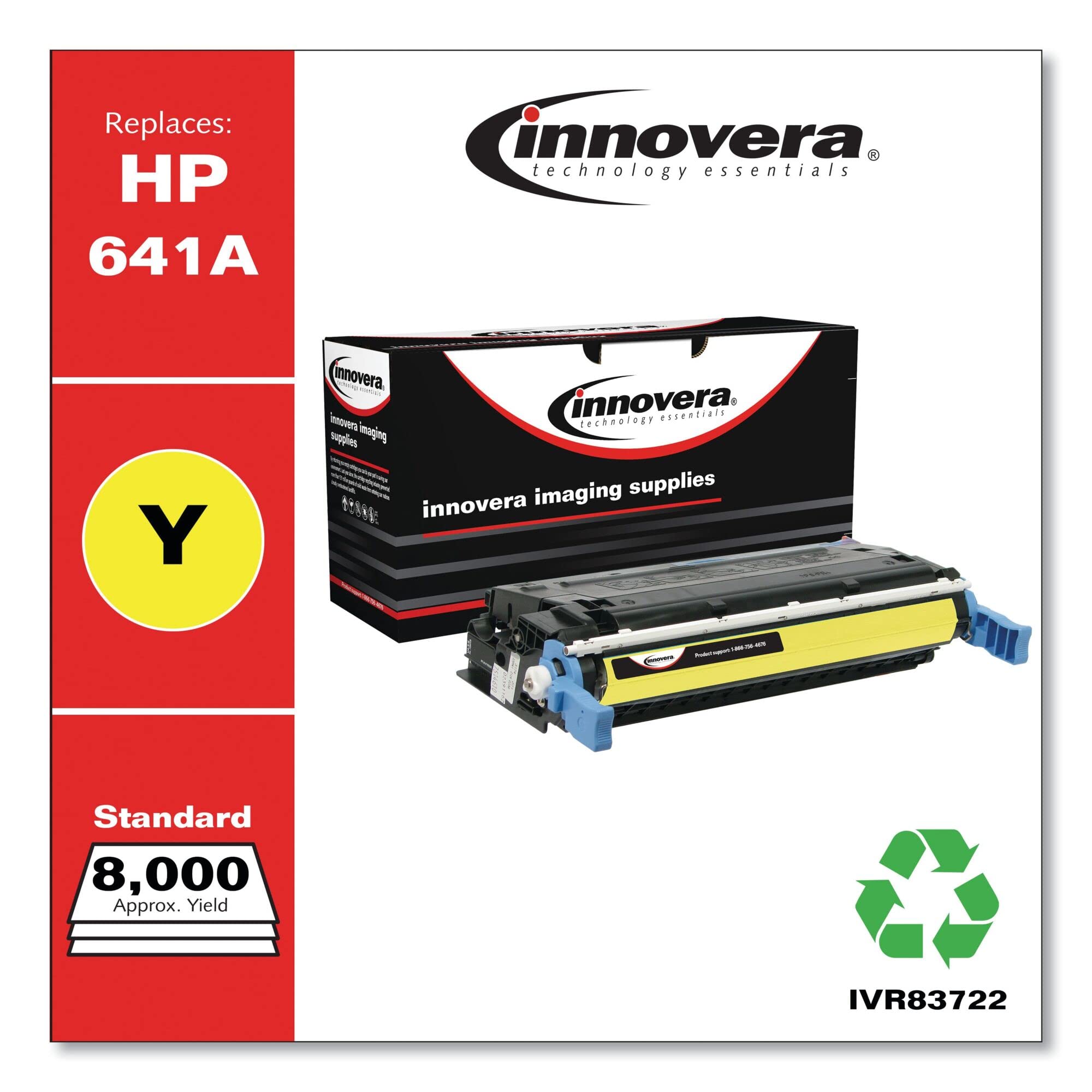 Innovera Remanufactured Yellow Toner, Replacement For 641A (C9722A), 8,000 Page Yield