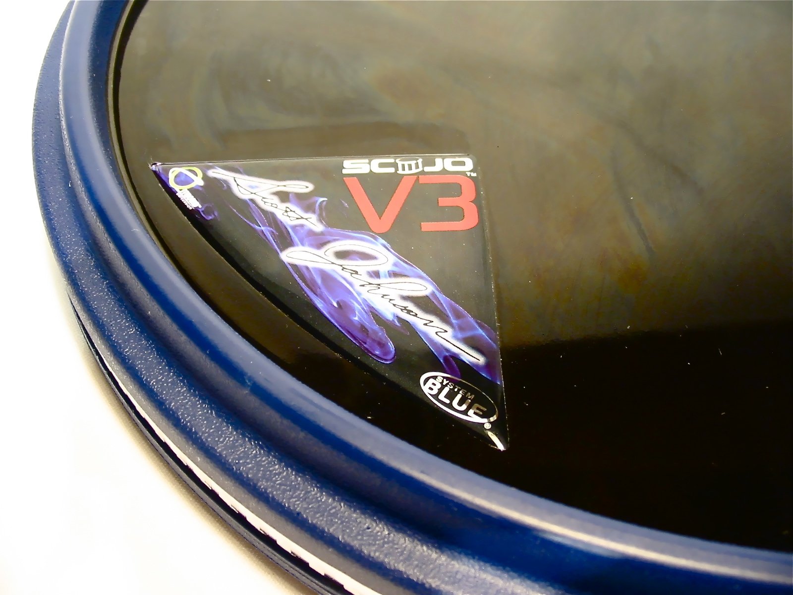 Offworld Percussion Invader V3 Scott Johnson System Blue Practice Pad With Rim