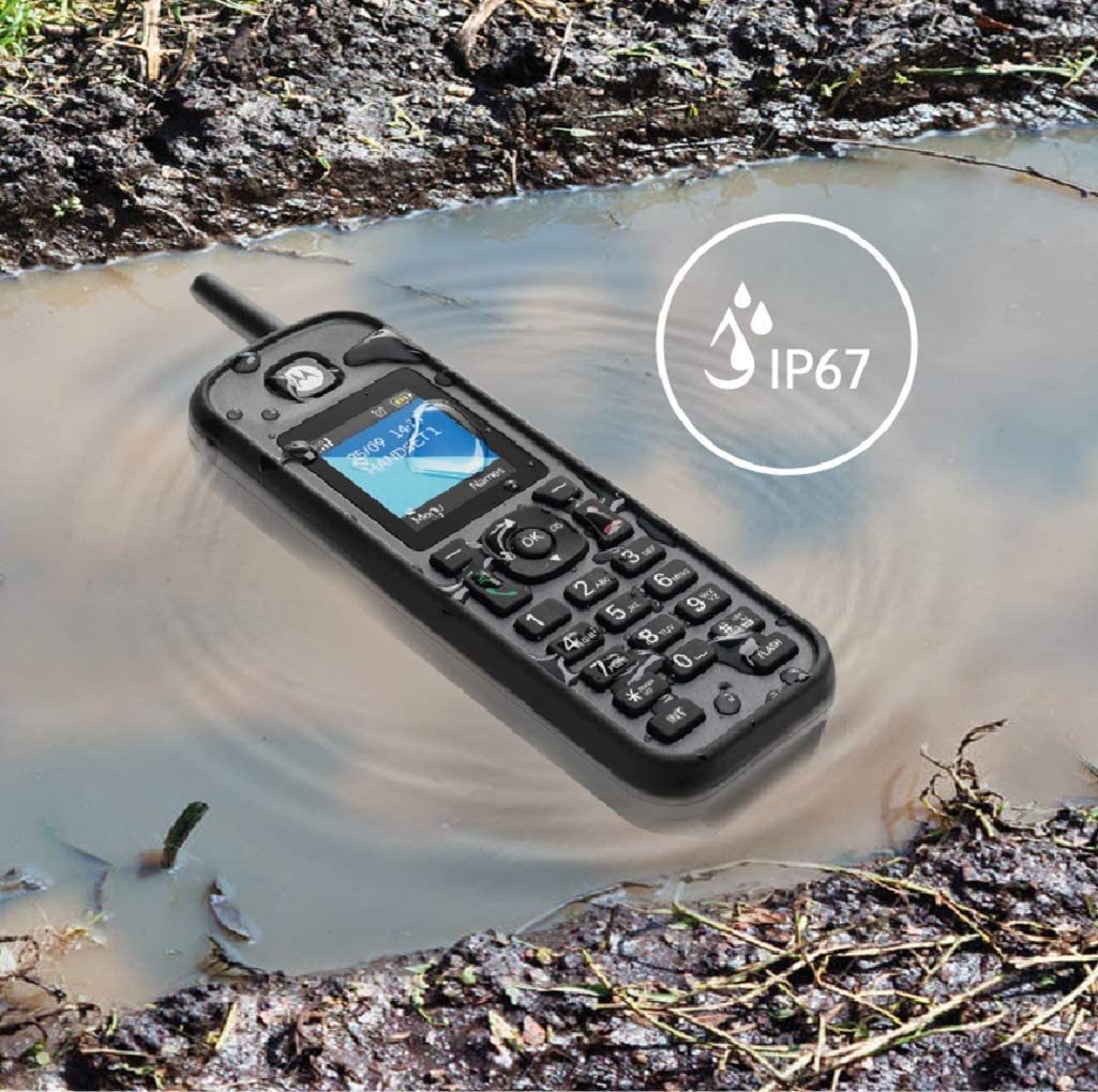 Motorola O212 Dect 6.0 Long Range Cordless Phone, Water & Dust Resistant, Ip67 Certified, Black, 2 Handsets