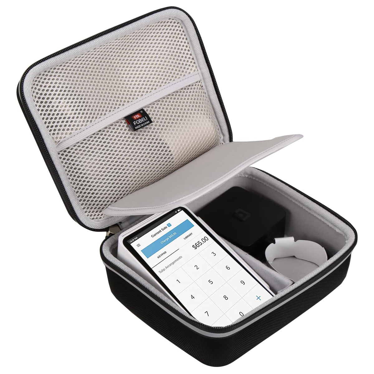Fblfobeli Eva Hard Carrying Case For Square Terminal, Protector Travel Storage Shockproof Bag