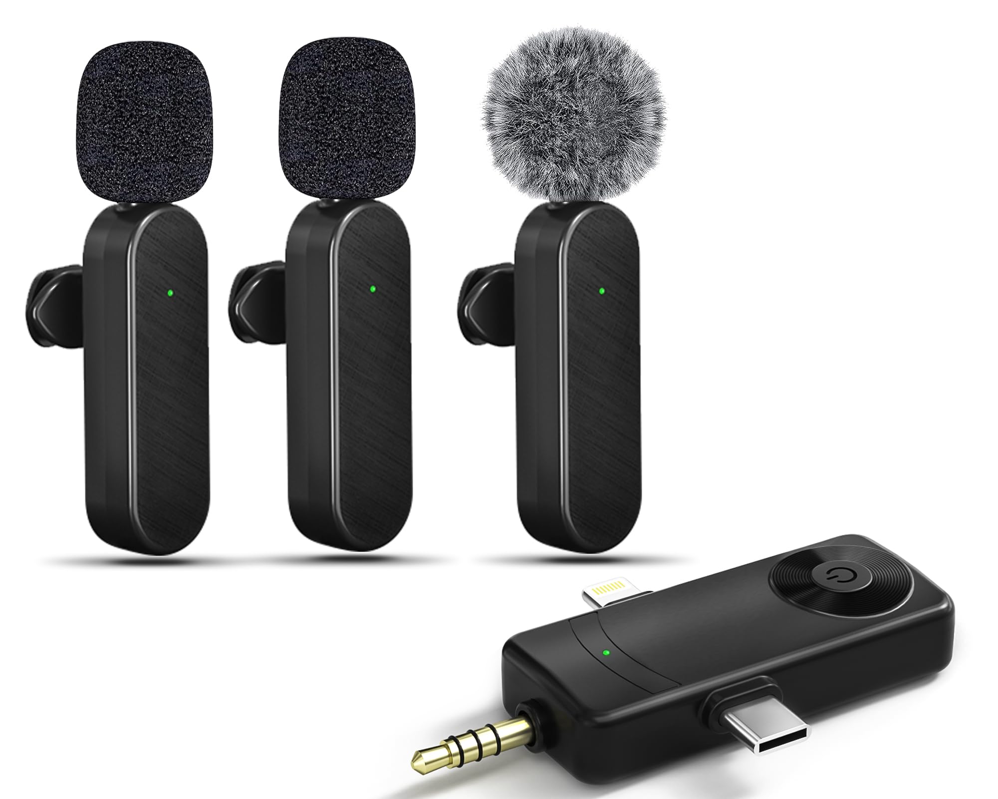 Microphone For Iphone, Wireless Mic For Iphone15 With Noise Reduction Chip, Mini Microphone For Recording Podcast Youtube, Tikto