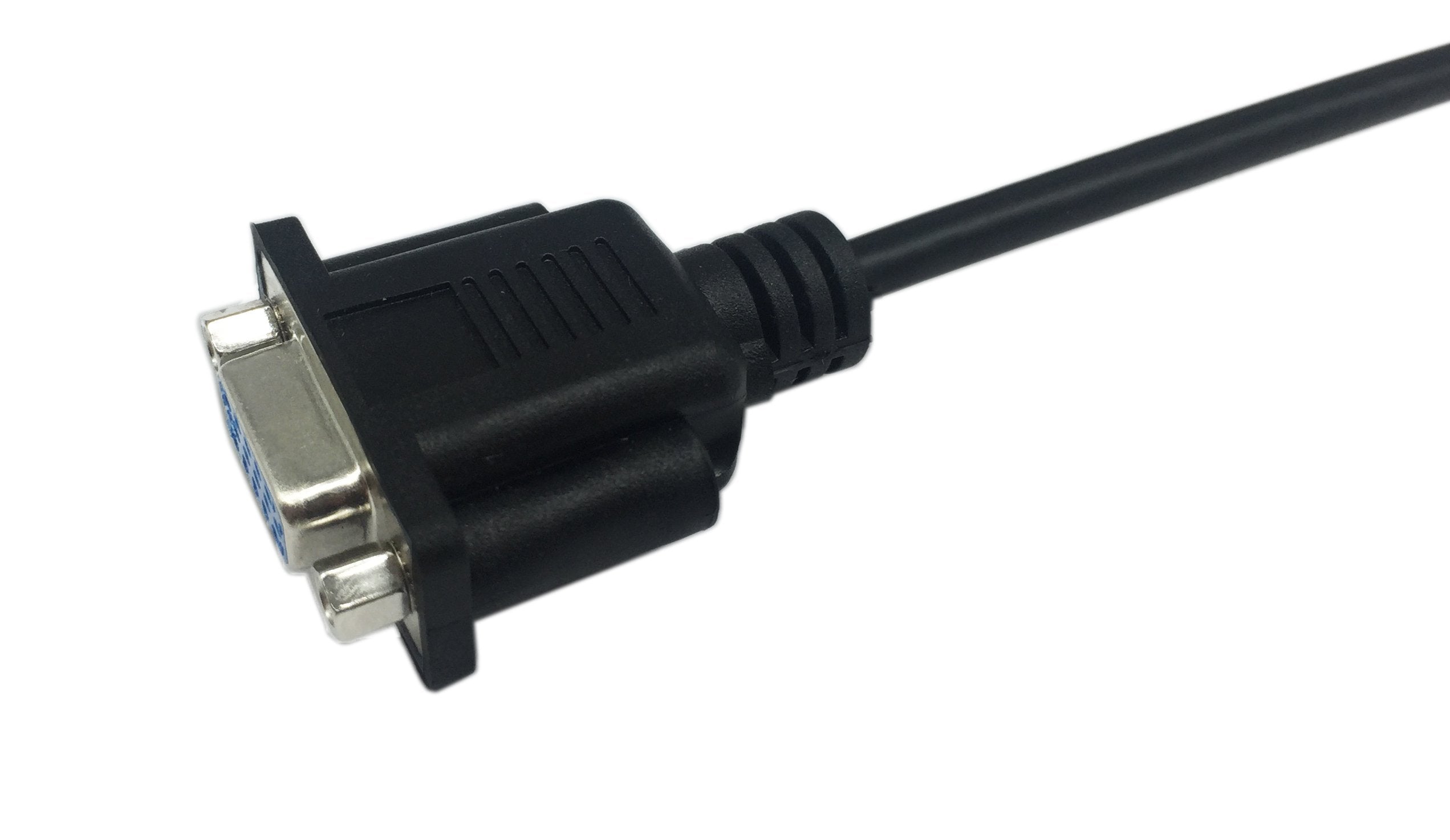 Cerrxian 1Ft Vga Svga 15 Pin Hd15 Female To Female Gender Changer Adapter Extension Video Monitor Cable For Pc Laptop Tv Porject