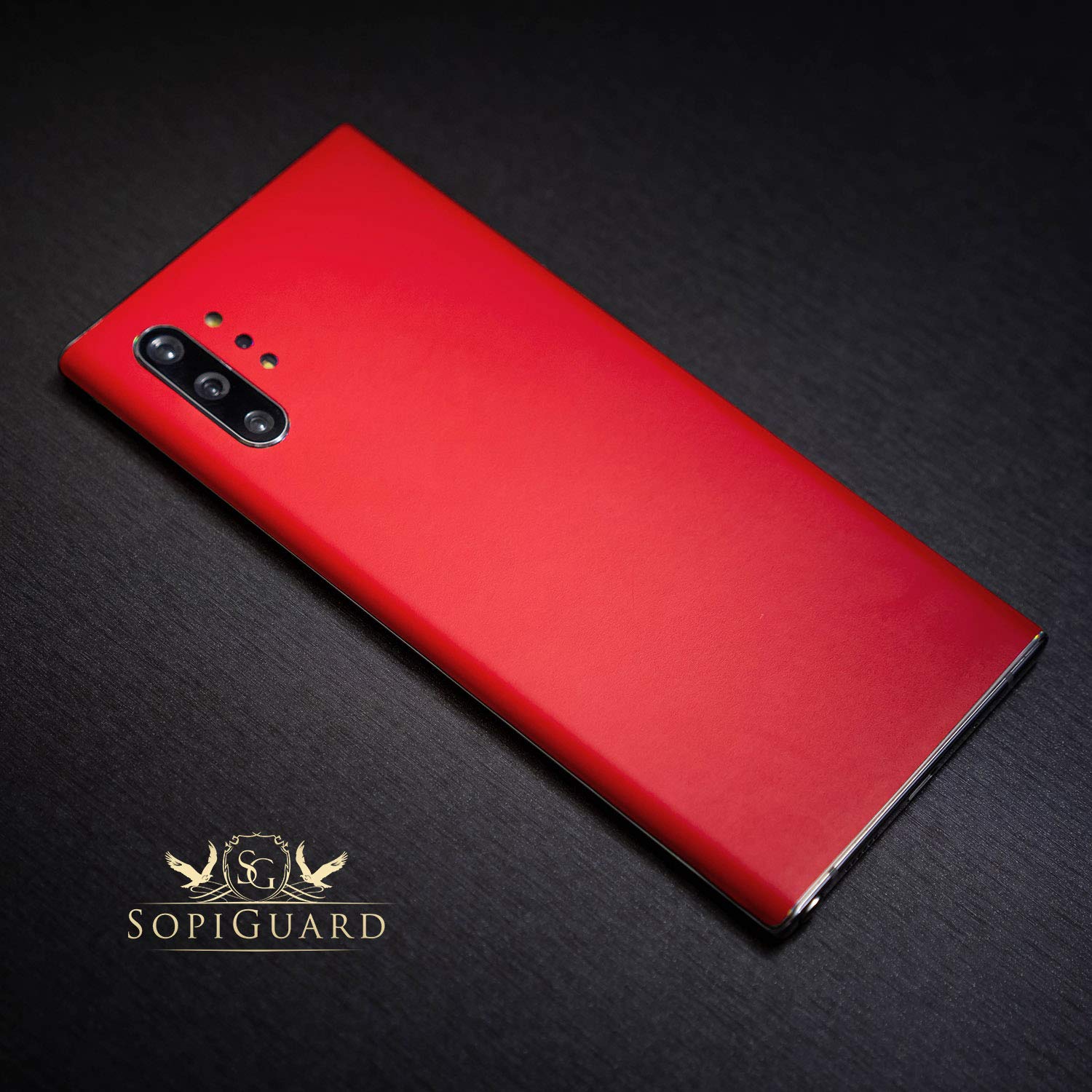 Sopiguard Sticker For Surface Duo Phone Edge To Edge Precision Vinyl Skin Wrap (Matte Red)