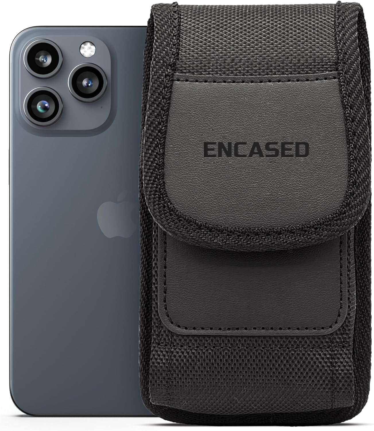 Encased Xl Cell Phone Pouch Holster Compatible With Samsung Galaxy S23 /S24 /S25 Ultra, Iphone 14/15/16 Pro Max Belt Clip Holder