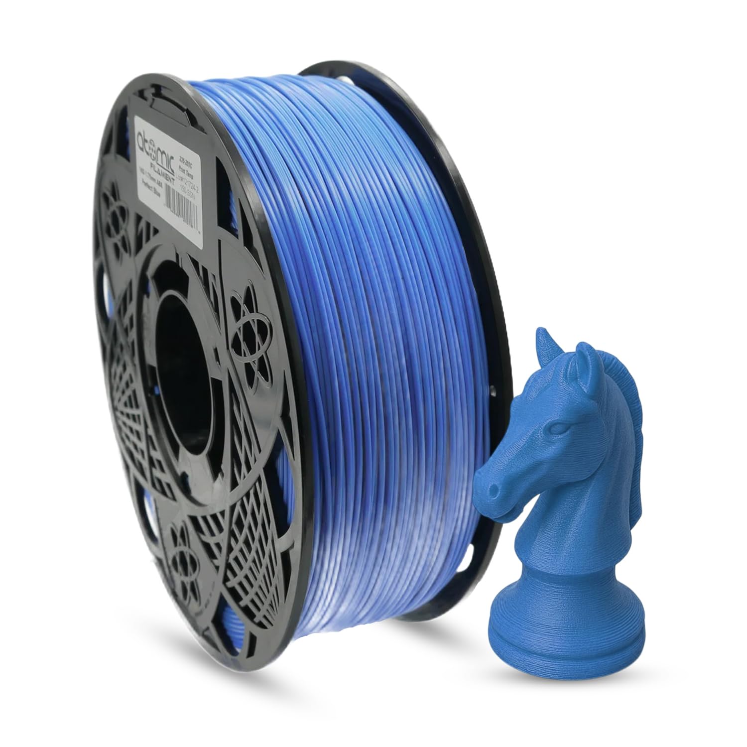 Atomic Filament Perfect Blue 3D Printer Abs Filament 1.75 Mm | Dimensional Accuracy 99% Probability +/  0.02Mm | 3D Printer Acce