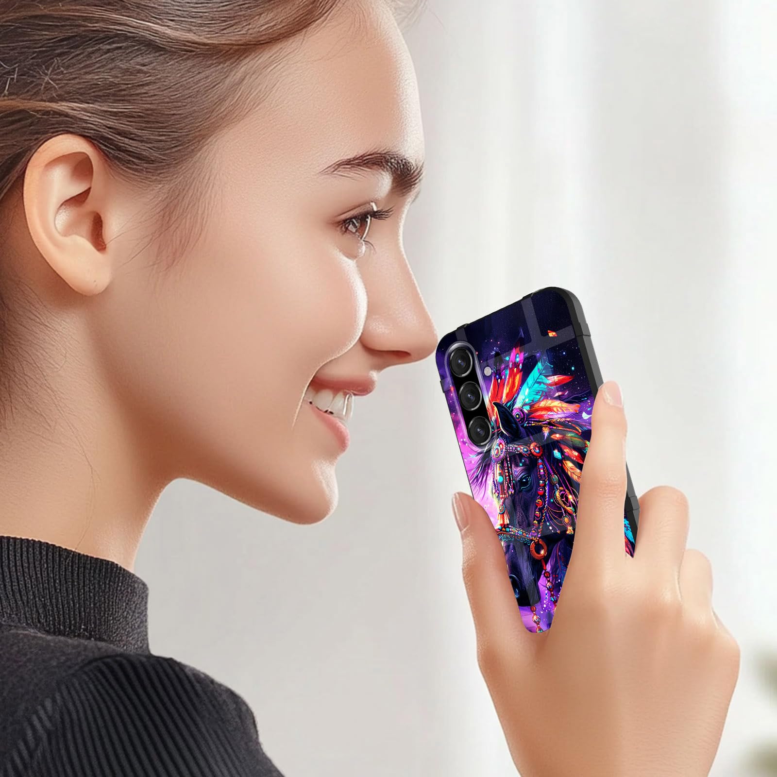 Gfewytjyj For Galaxy A16 5G Case,Fashion Shock-Absorption Flexible Tpu Bumper Soft Rubber Protective Phone Case Cover For Samsun