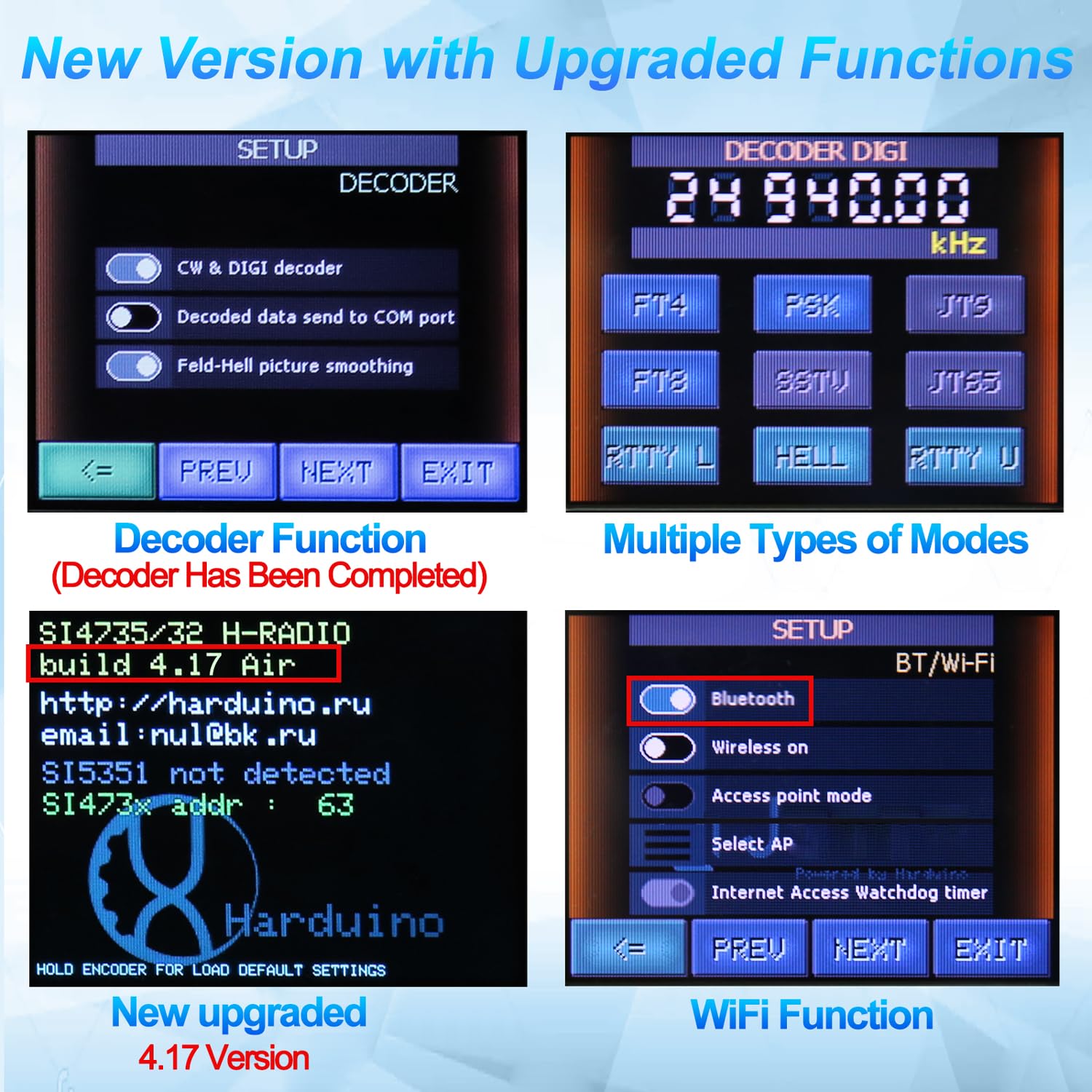 Ats25 Max-Decoder Ii Si4732 Radio Receiver With 4000Ma,V4.17 Upgraded Adds Hi-Z Antenna Input Impedance Lna Function 50Ohm Mode