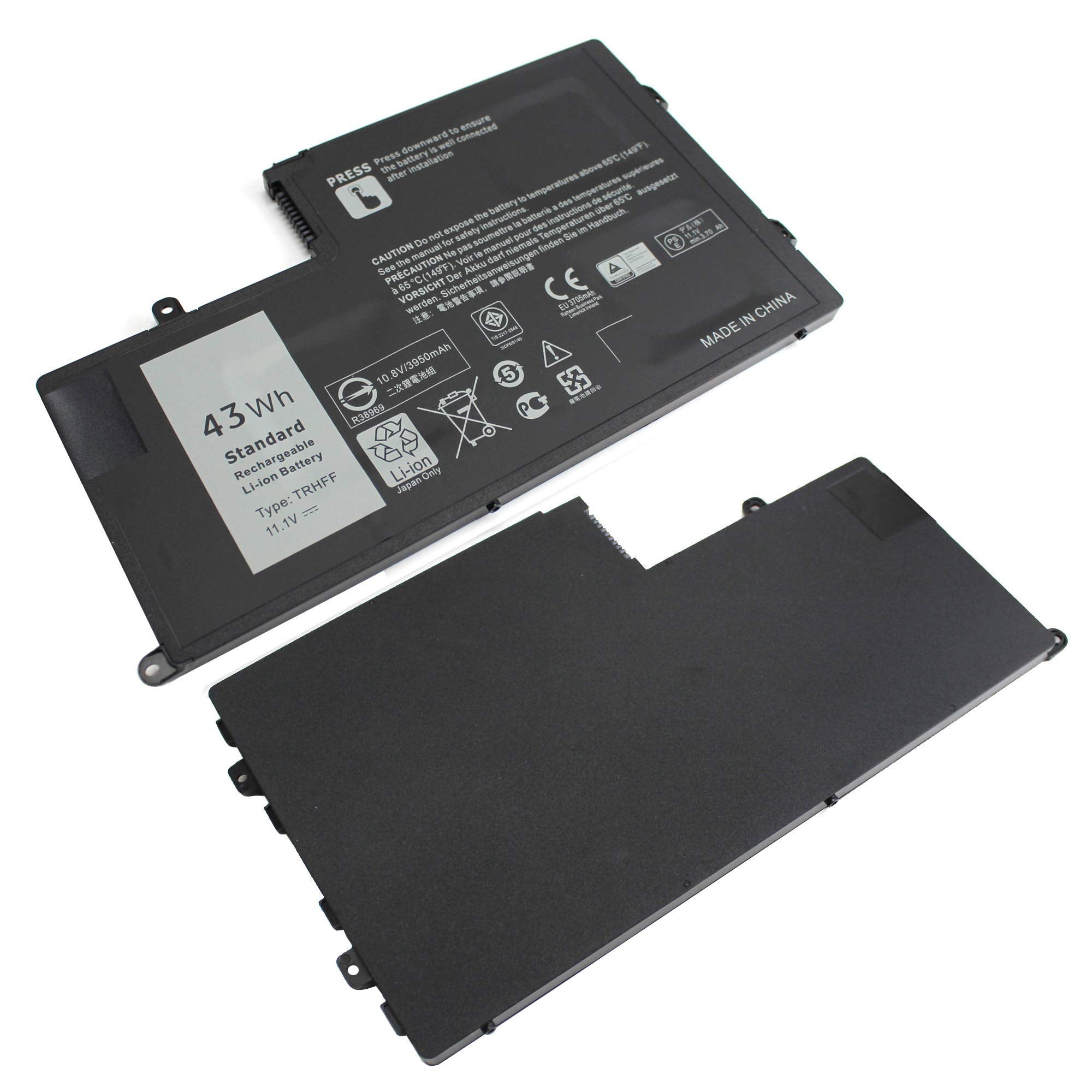 43Wh Trhff 11.1V Battery For Dell Inspiron 15 5547 5548 5557 5542 5543 5545 14 5447 5445 5442 5457 5448 Latitude 3550 3450 0Pd19 1V2F6 P39F P49G P51G 7P3X9 86Jk8 1Wwhw 01V2F6 Dfvyn 5Md4V Dfvyn 58Dp4