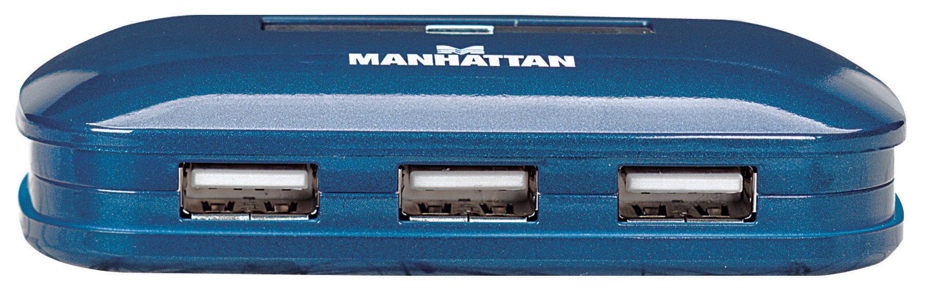 Manhattan 7 Port Usb 2.0 Ultra Hub, Plug And Play C Windows And Mac Compatible (161039)