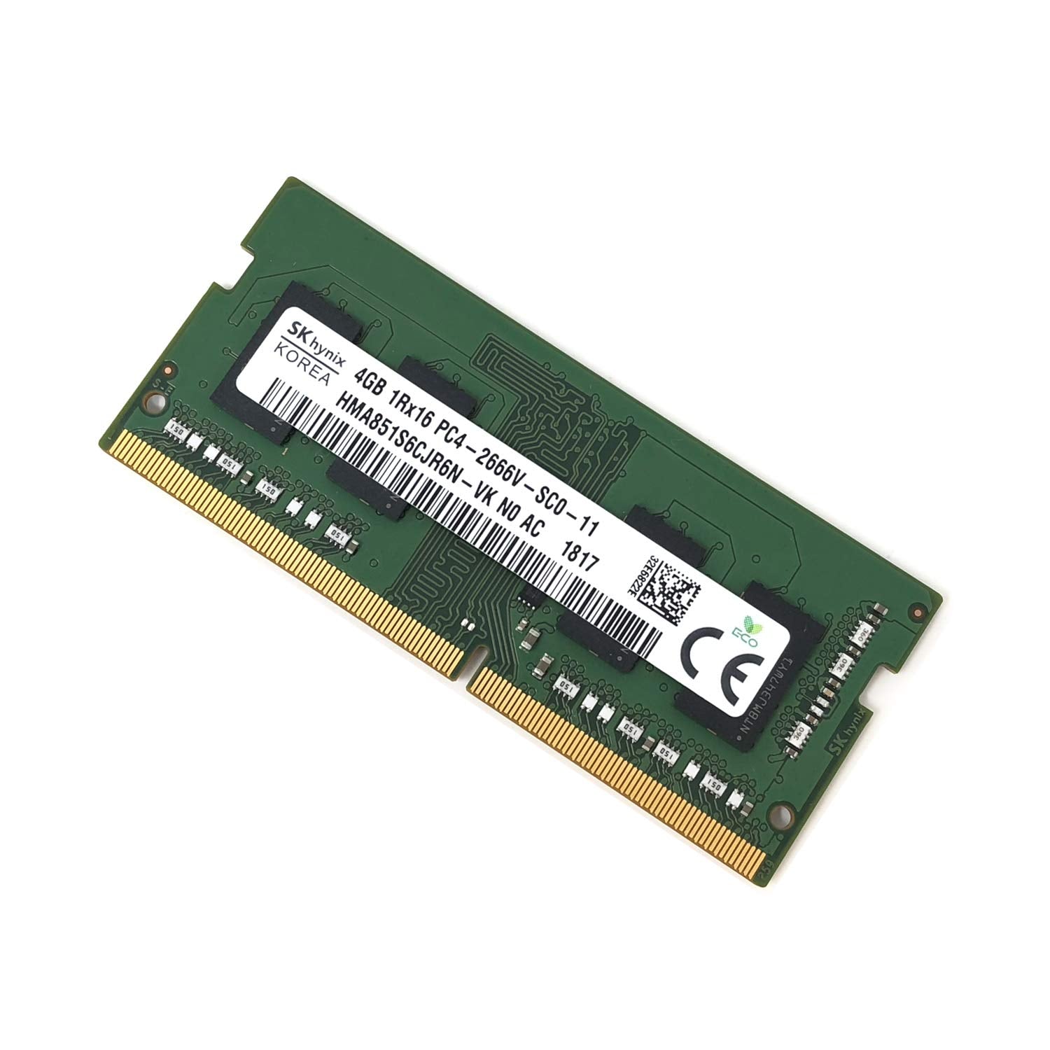 Sk Hynix Hma851S6Cjr6N   Vk Non Ecc Pc4 2666V 4Gb Ddr4 At 2666Mhz 260Pin Sdram Sodimm Single Kit Laptop Memory   Oem