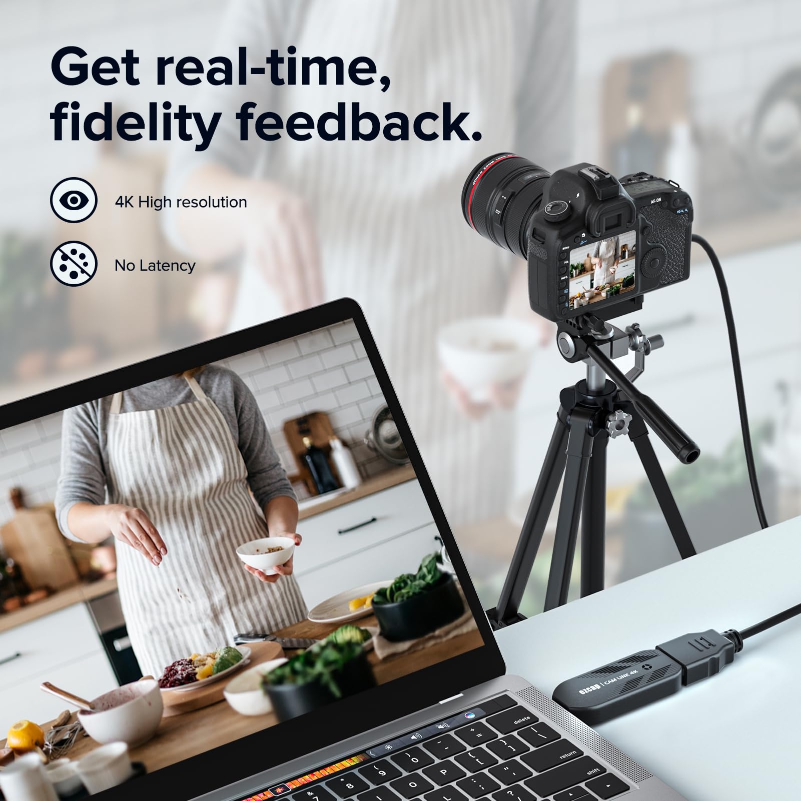 Cam Link 4K, External Camera Capture Card, 4K30/1080P120 For Streaming And Record Via Dslr, Camcorder, Actioncam, Low Latency Fo