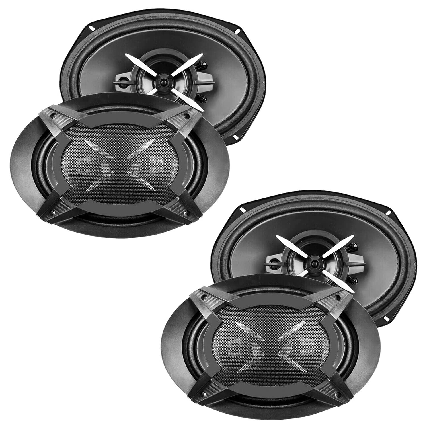 5 CORE 6X9 Inch Car Audio Coaxial Speaker 2 Pieces 3 Way 800 Watts PMPO Full Range Speakers Sold in Pair, Premium Quality CS6995