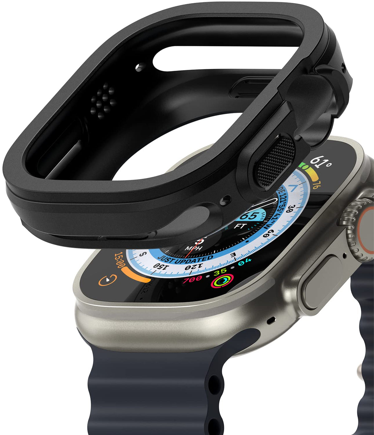 Ringke Air Sports [Tailored Cutouts] Compatible With Apple Watch Ultra 2 Case And Designed For Apple Watch Ultra Case, Soft Flex