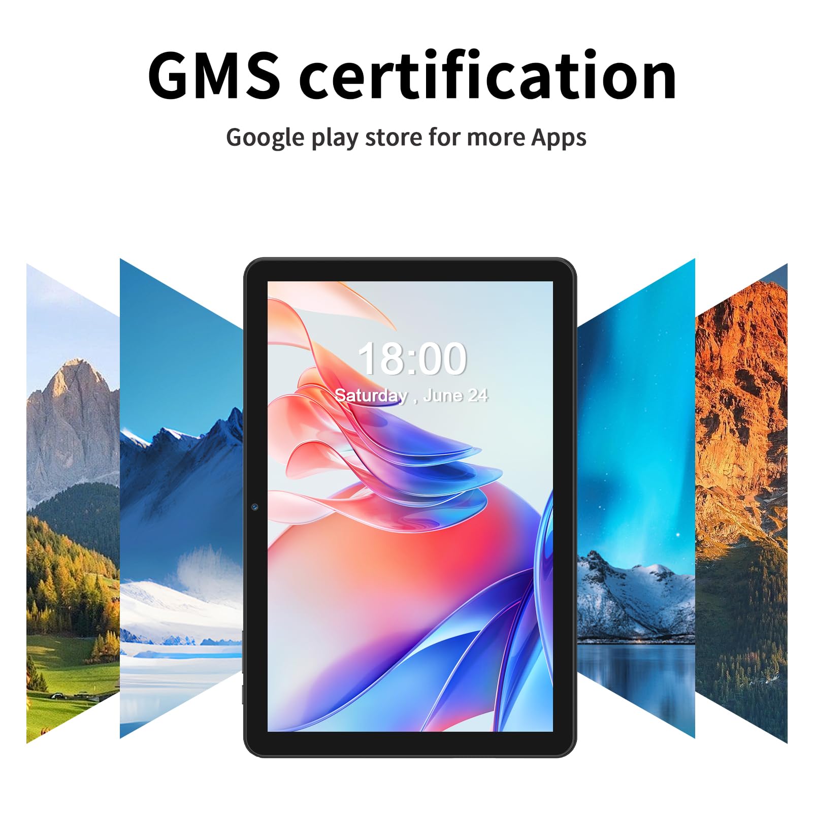 Pritom Touch 10 Plus 10 Inch Tablet Android 13, Octa Core, 5Ghz Wifi, 2 In 1 Tablet 64Gb With Keyboard, A Customized Case, Charg