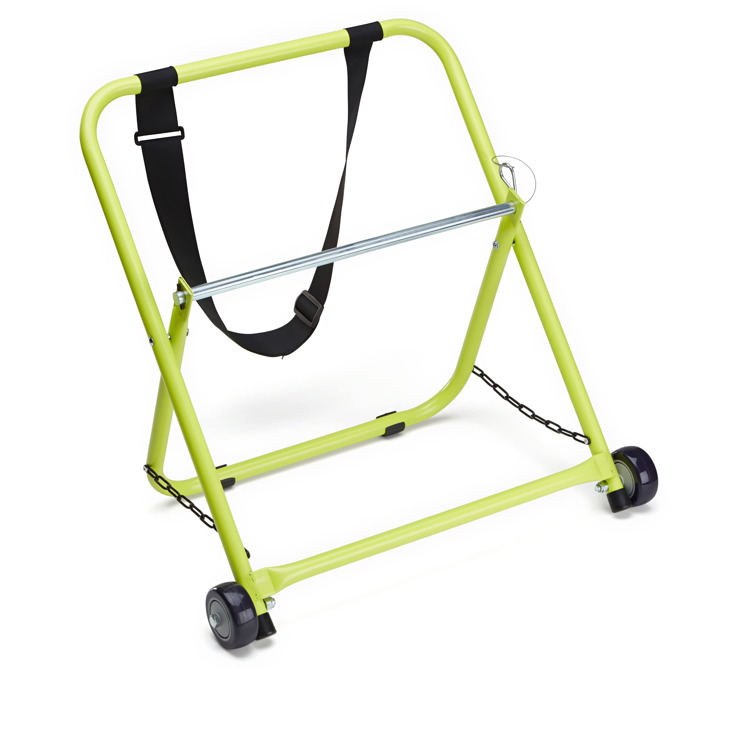 trueCABLE Wire and Cable Caddy with Wheels and Pull Strap, Industrial Grade Steel Wire Dispenser, Holds Cable Reels Up to 20 Di