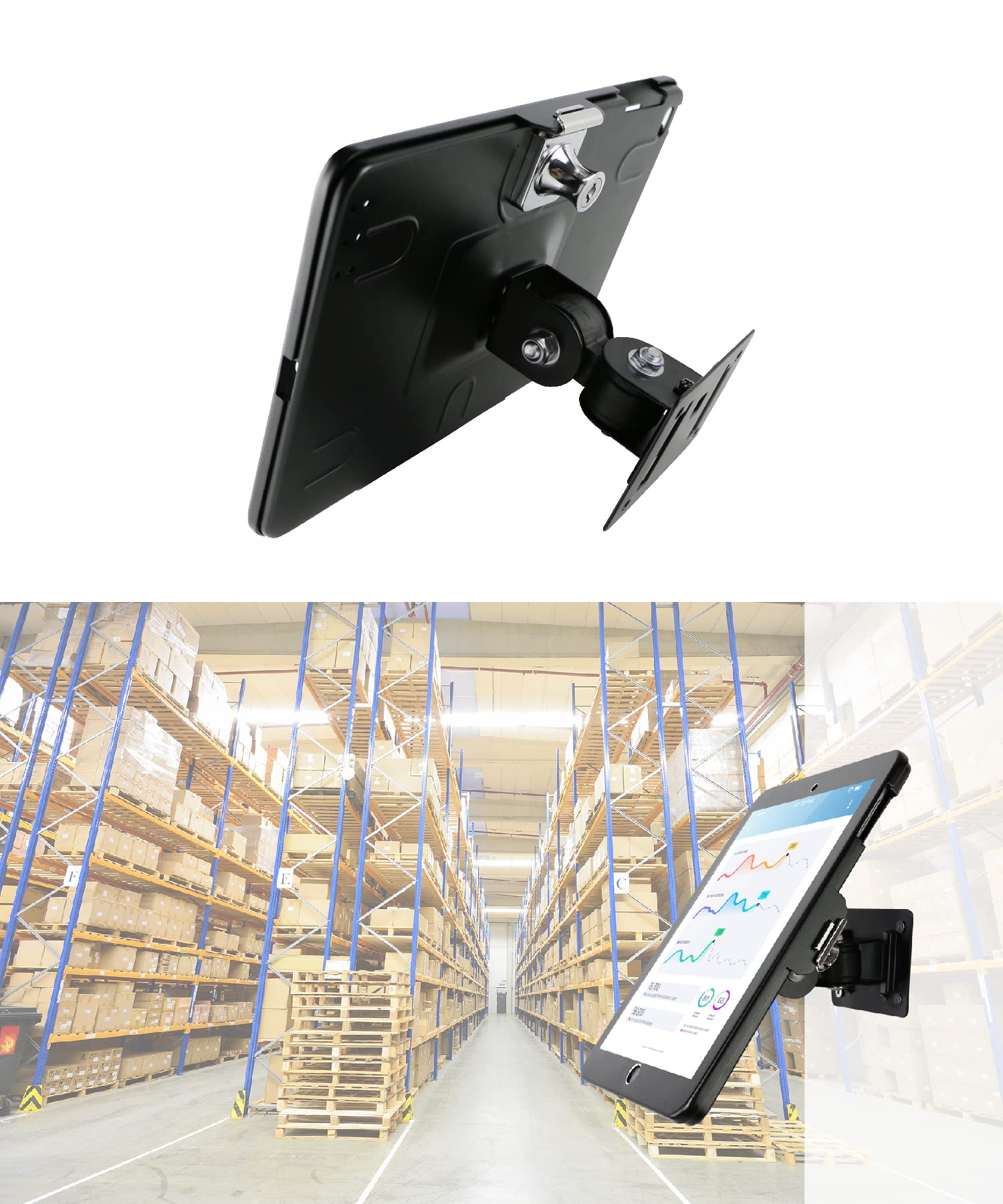 Westruggle On Wall Mount Bracket For Ipad 9.7''(6Th,5Th,Gen.), 9.7''Air1& 2, Ipad 9.7''Pro, Excluding Ipad 9.7''(1Th,2Th,3Th,4Th