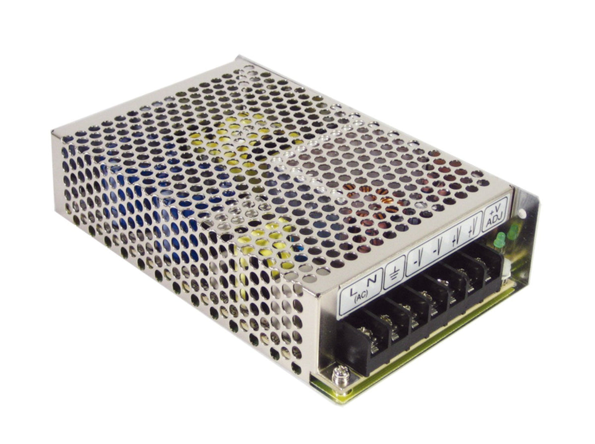 Mean Well Rs-100-12 Ac To Dc Power Supply Single Output, 12V 8.5 Amp 102W